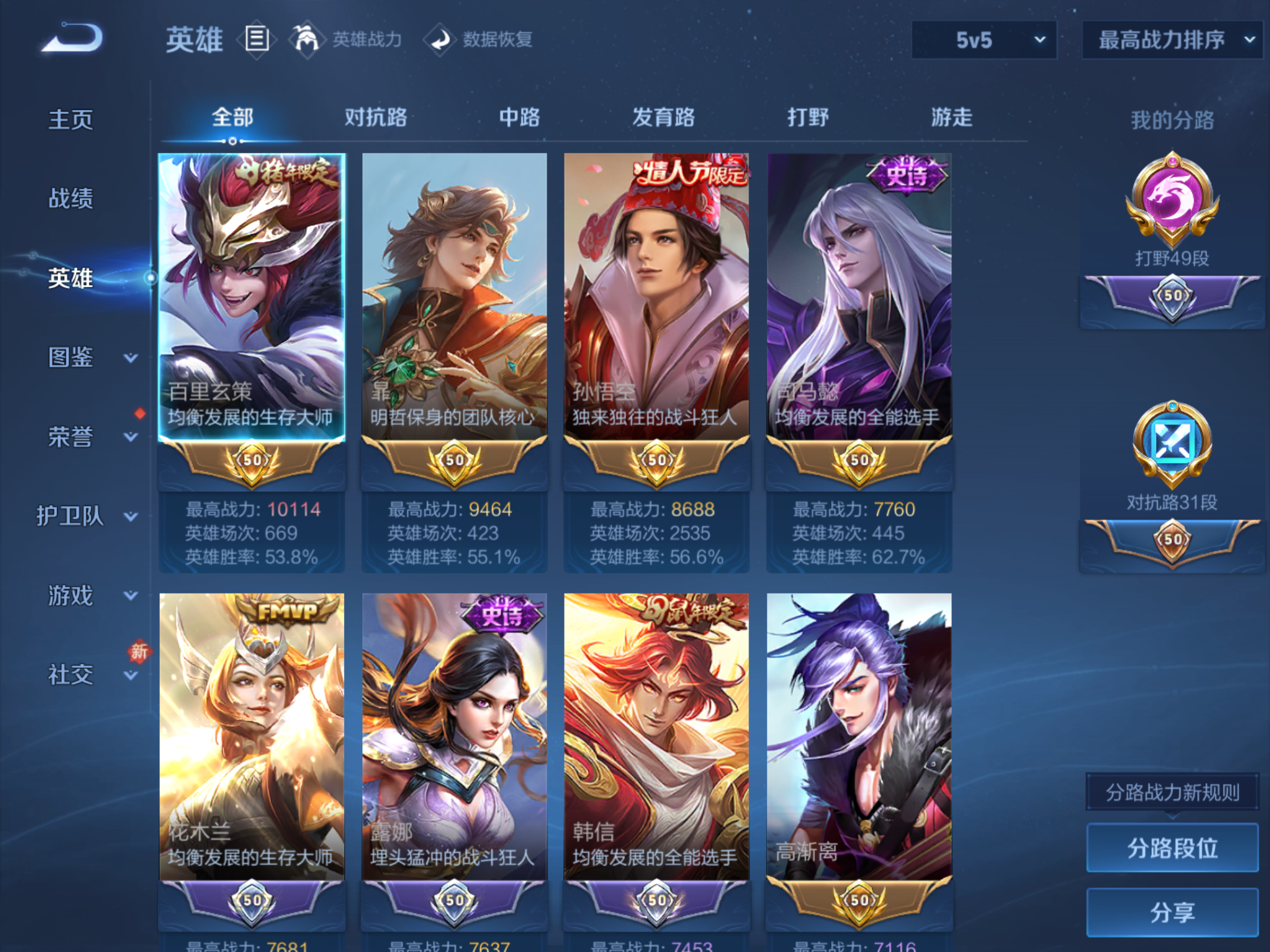 WZCMW4193256王者荣耀账号详情图6