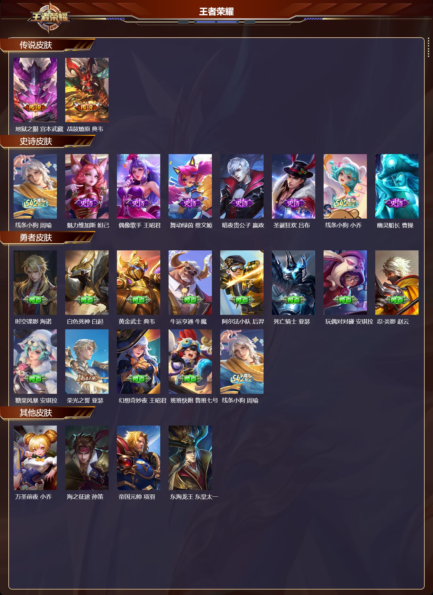 WZMK4189418王者荣耀账号详情图2