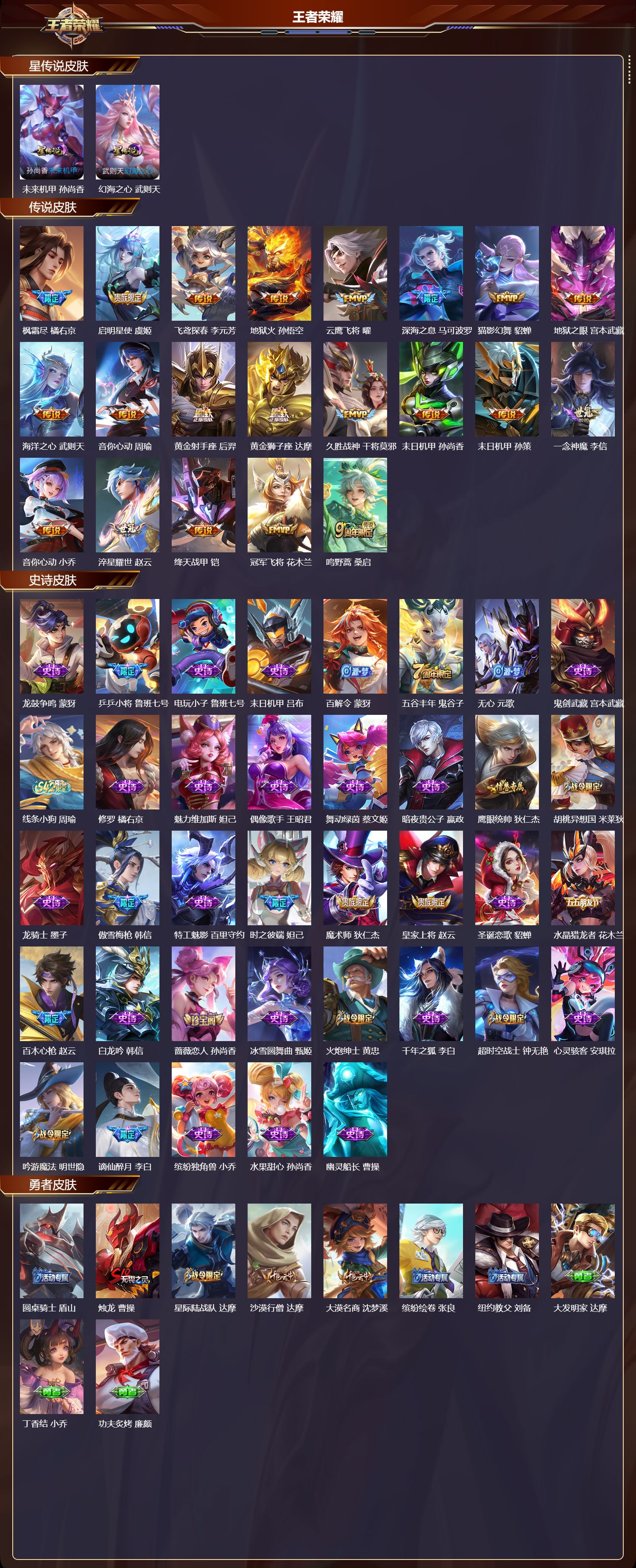 WZMK4189356王者荣耀账号详情图2 WZMK4189356王者荣耀账号详情图2