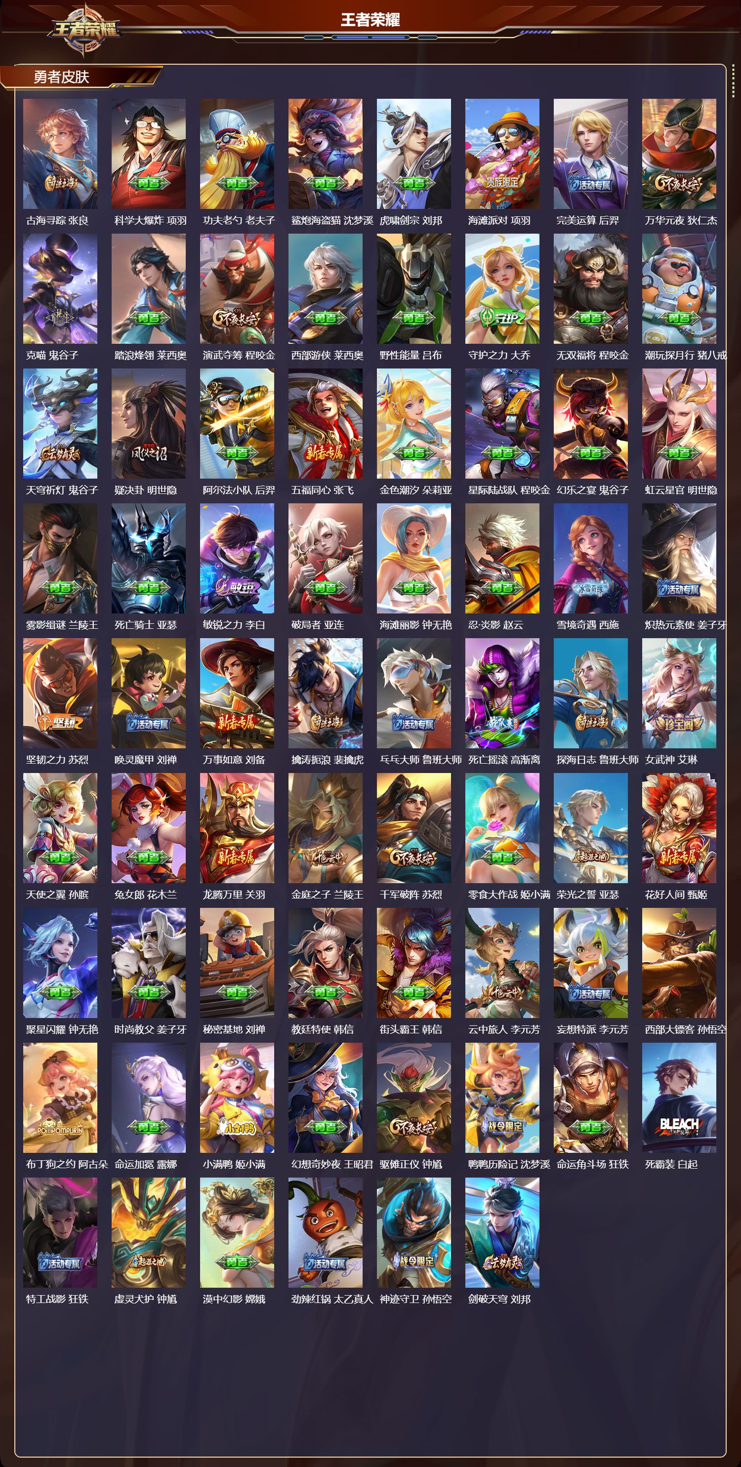 WZMK4189295王者荣耀账号详情图4