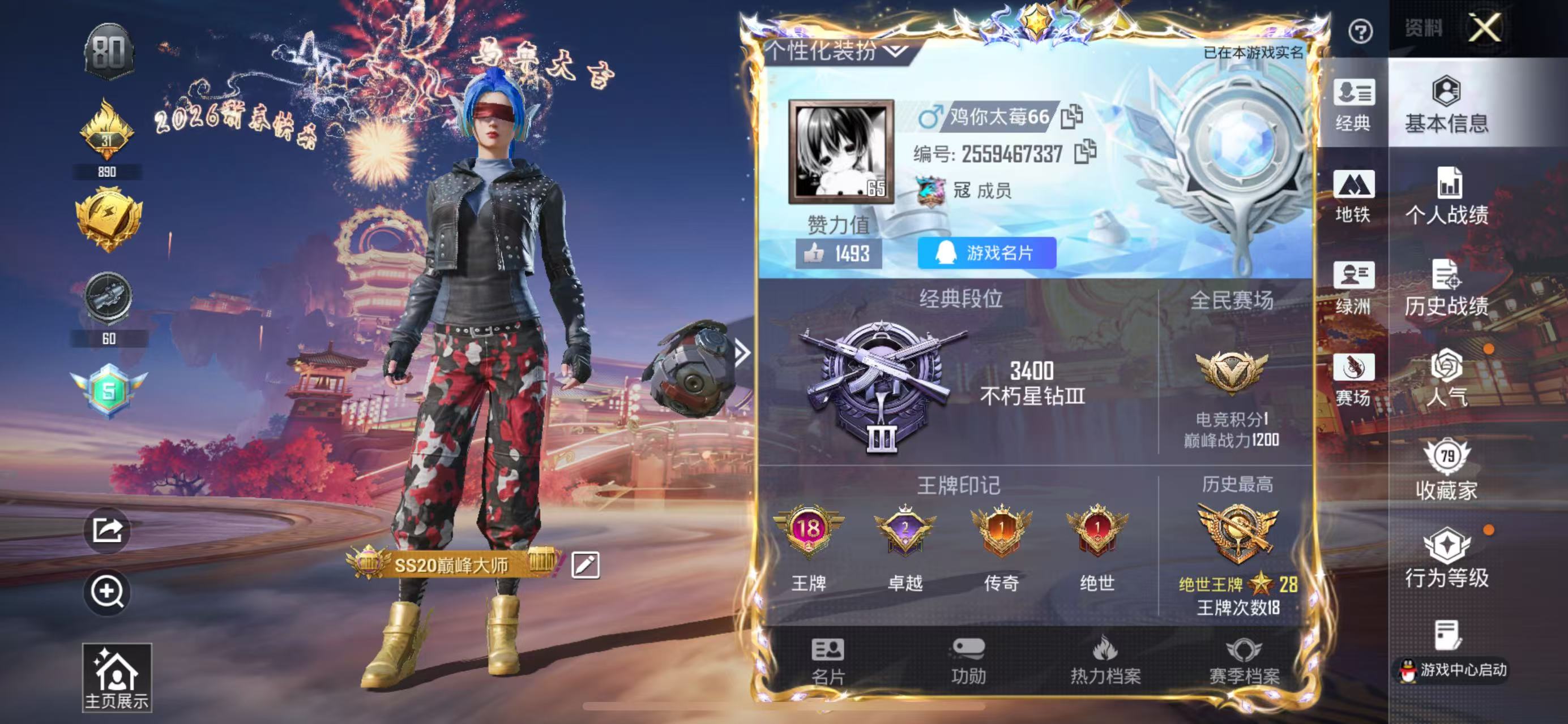 HPCMW4117745和平精英账号详情图2