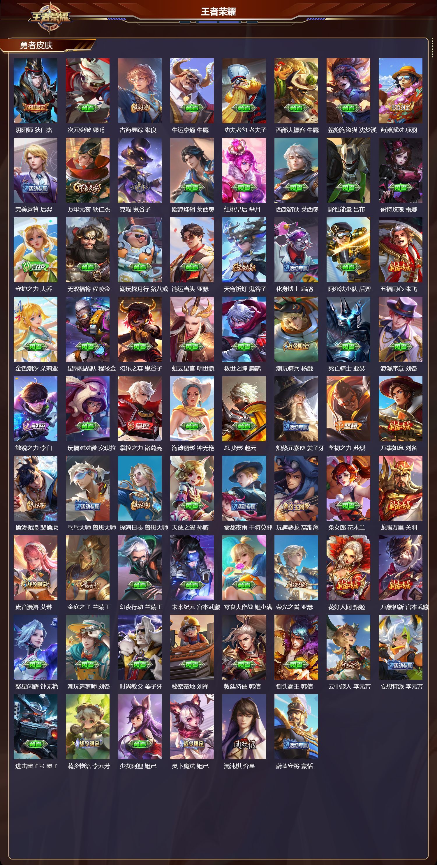 WZQM4189210王者荣耀账号详情图5 WZQM4189210王者荣耀账号详情图5