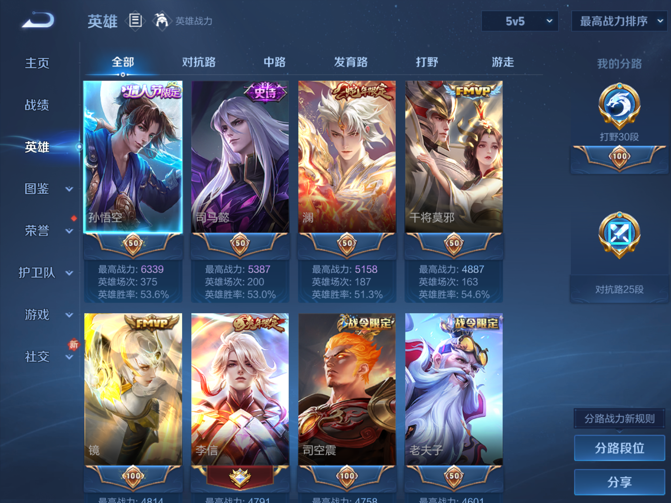 WZCMW4193252王者荣耀账号详情图6