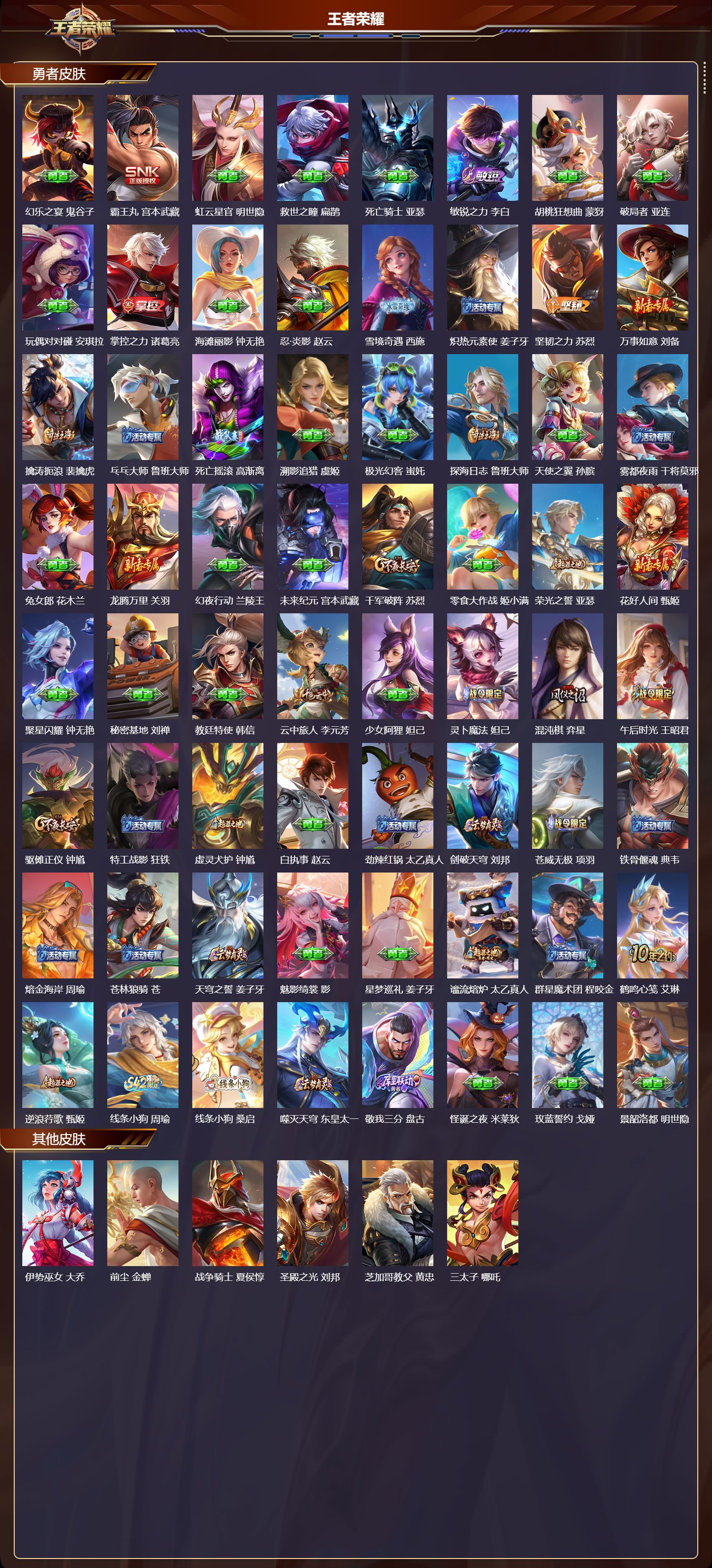 WZQM4189218王者荣耀账号详情图5