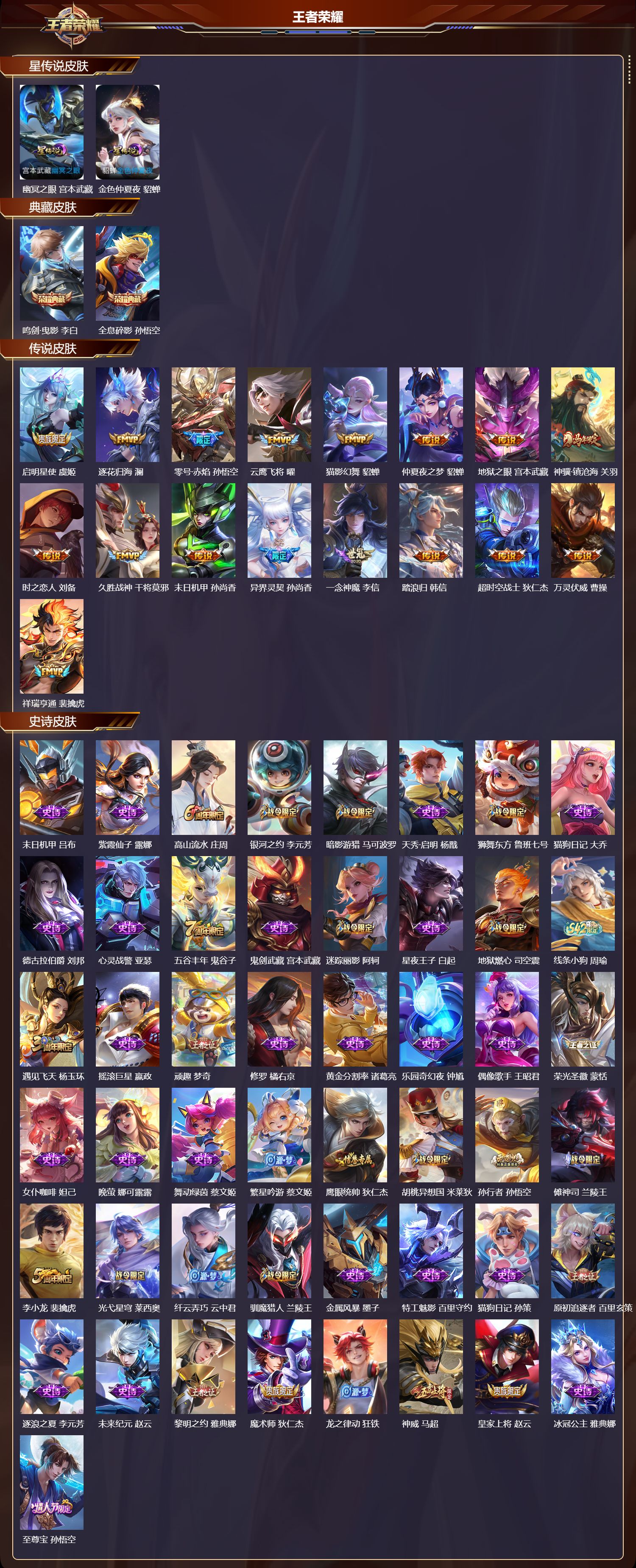 WZQM4189323王者荣耀账号详情图3