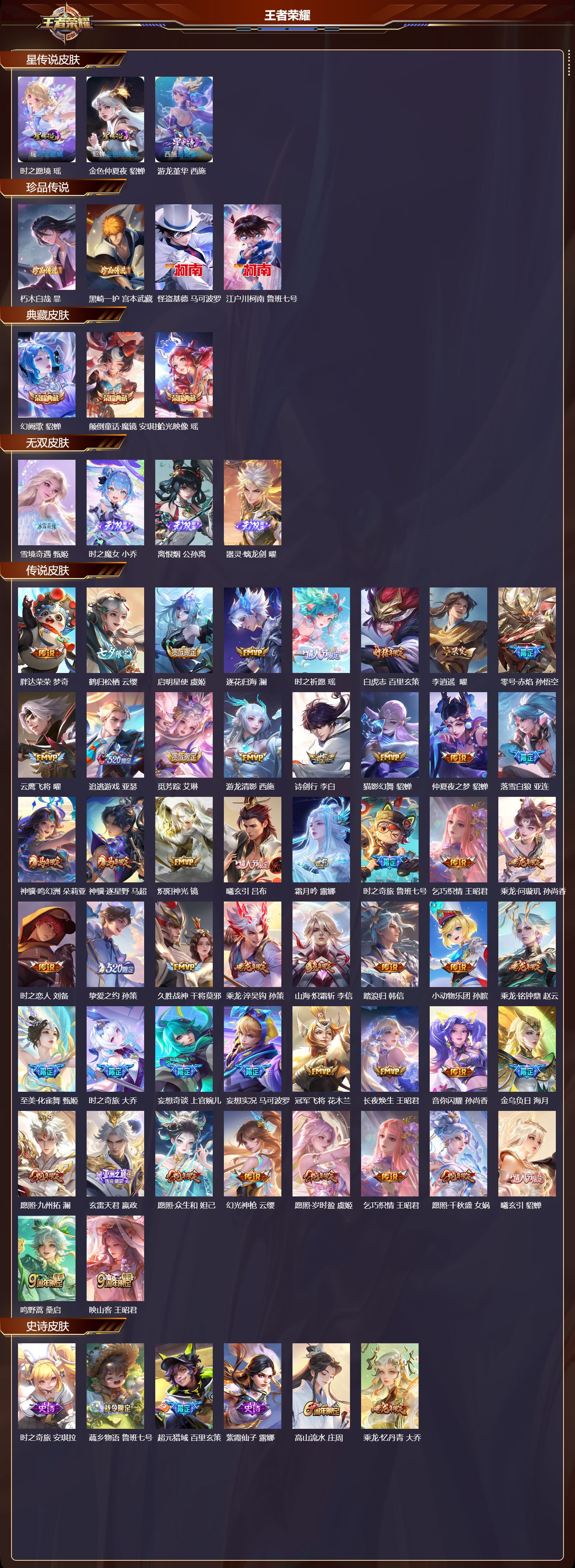 WZQM4189223王者荣耀账号详情图3