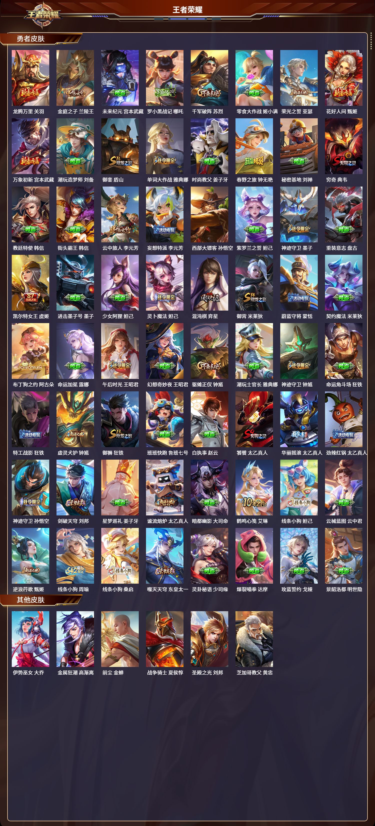 WZQM4187783王者荣耀账号详情图6 WZQM4187783王者荣耀账号详情图6