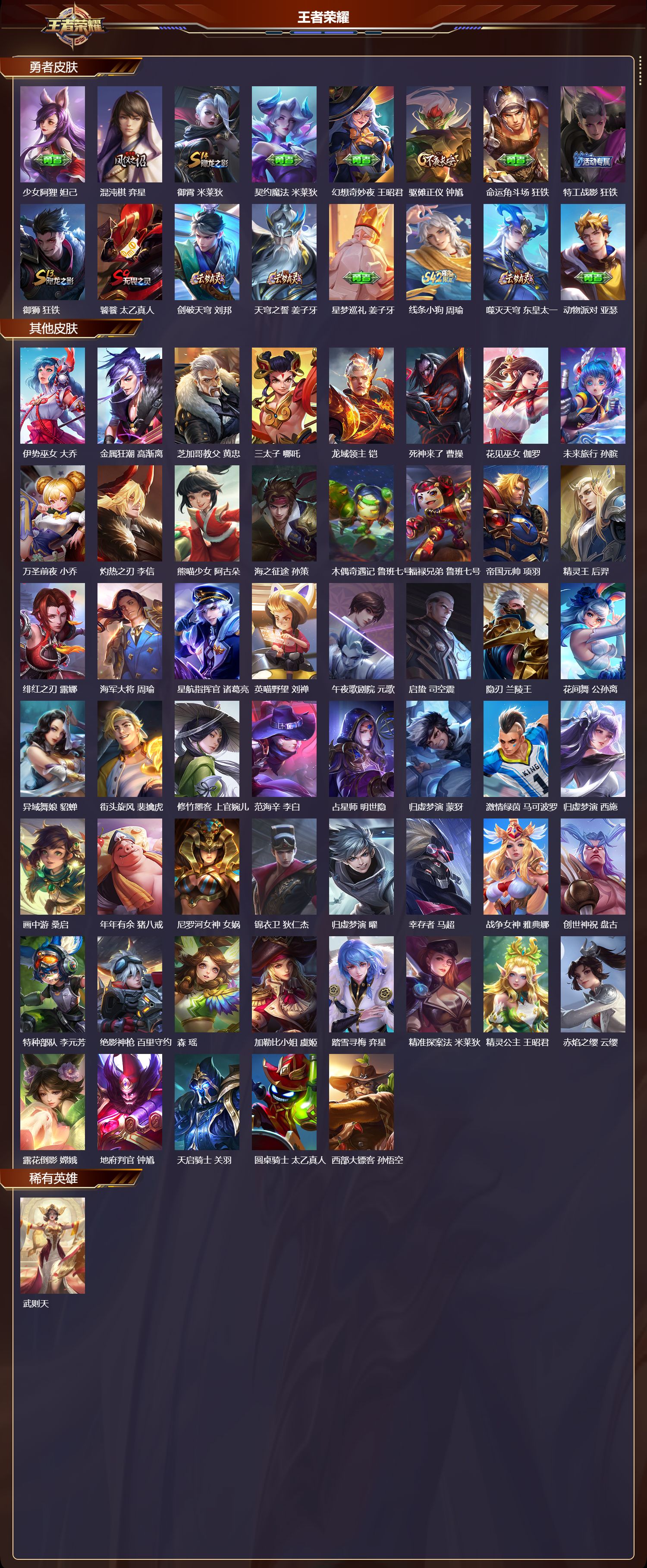 WZMK4189356王者荣耀账号详情图4 WZMK4189356王者荣耀账号详情图4