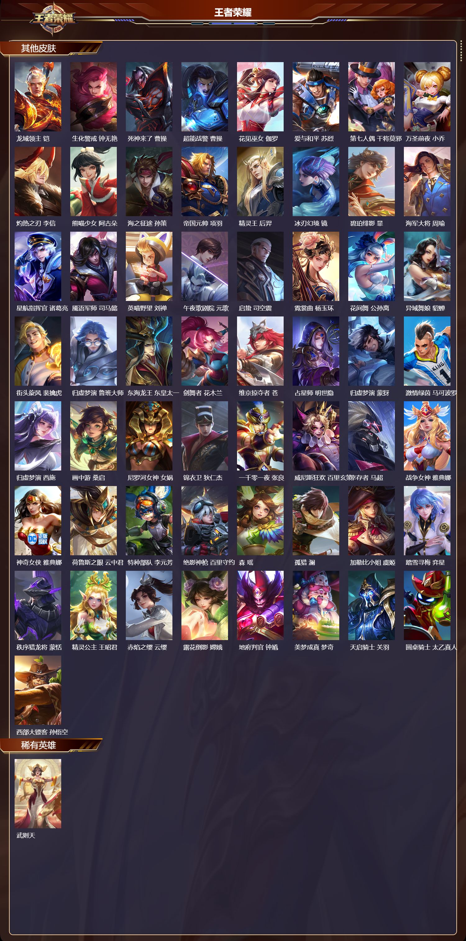 WZQM4189413王者荣耀账号详情图6