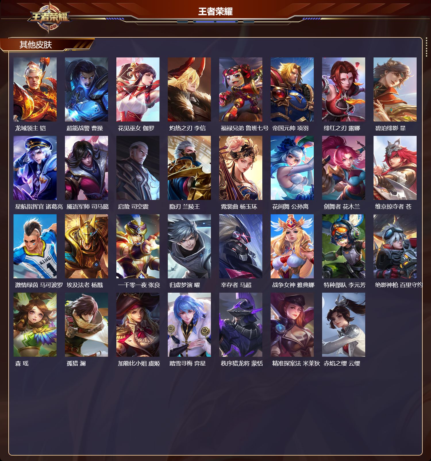 WZQM4189235王者荣耀账号详情图5