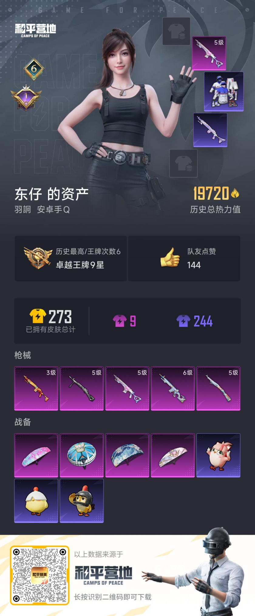 HPSJ4102757和平精英账号详情图2