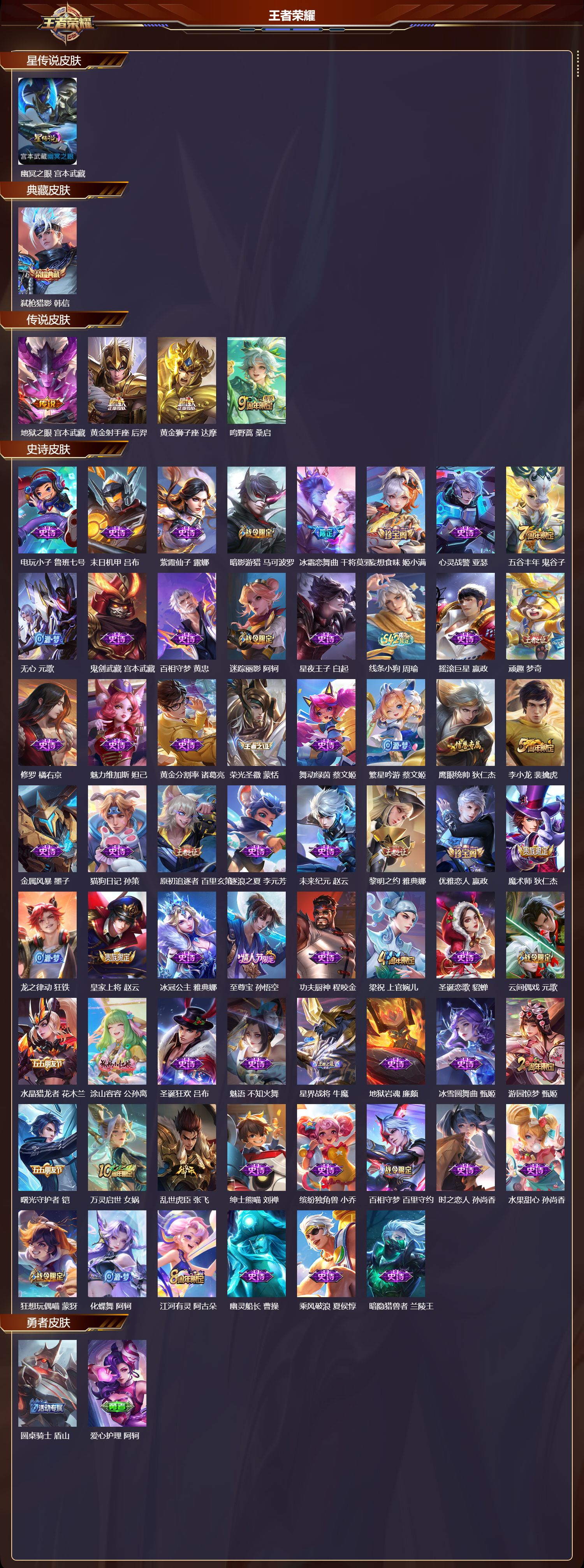 WZQM4189432王者荣耀账号详情图3