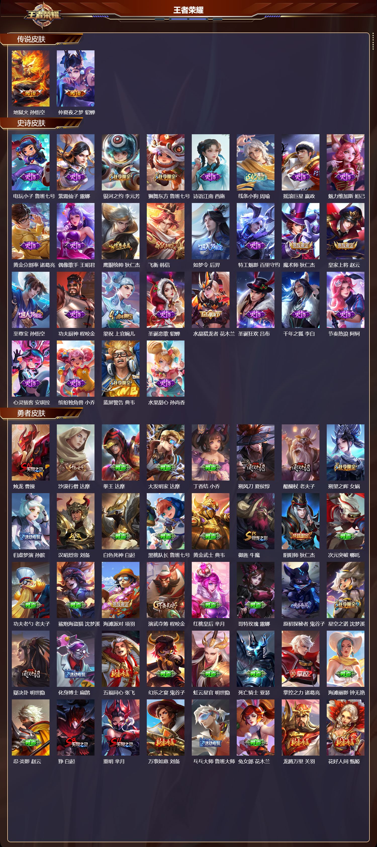 WZMK4189238王者荣耀账号详情图2 WZMK4189238王者荣耀账号详情图2