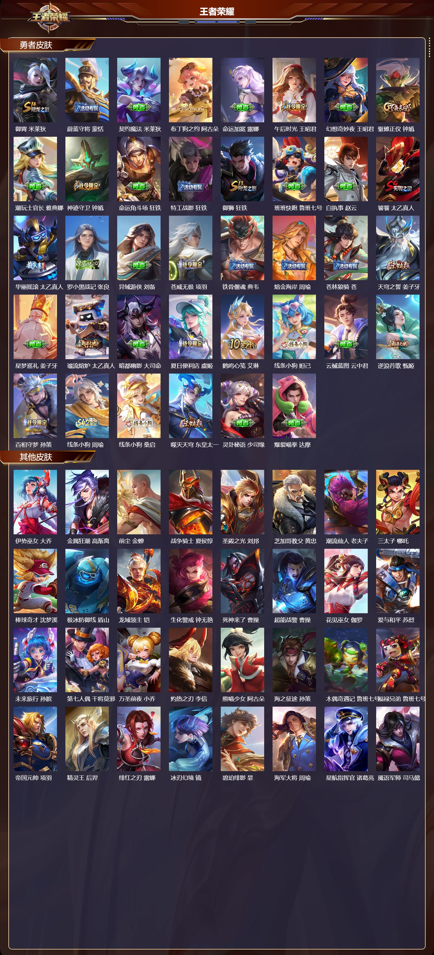 WZMK4192487王者荣耀账号详情图6 WZMK4192487王者荣耀账号详情图6