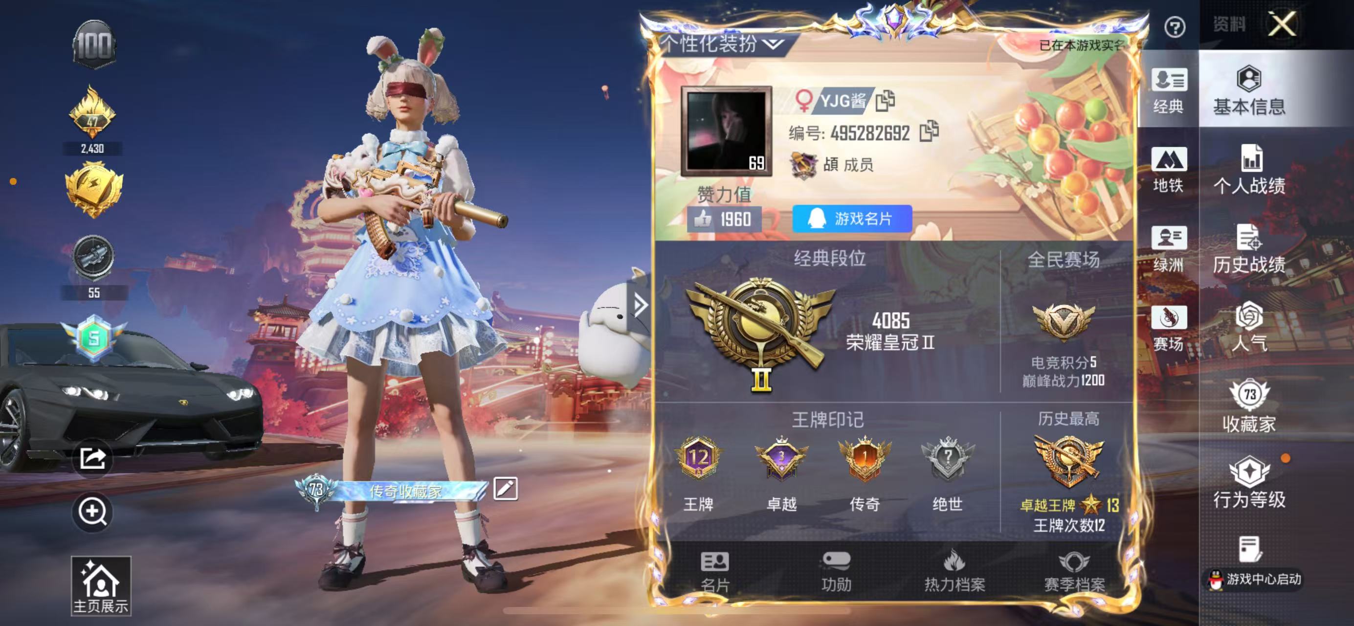 HPCMW4137473和平精英账号详情图2 HPCMW4137473和平精英账号详情图2