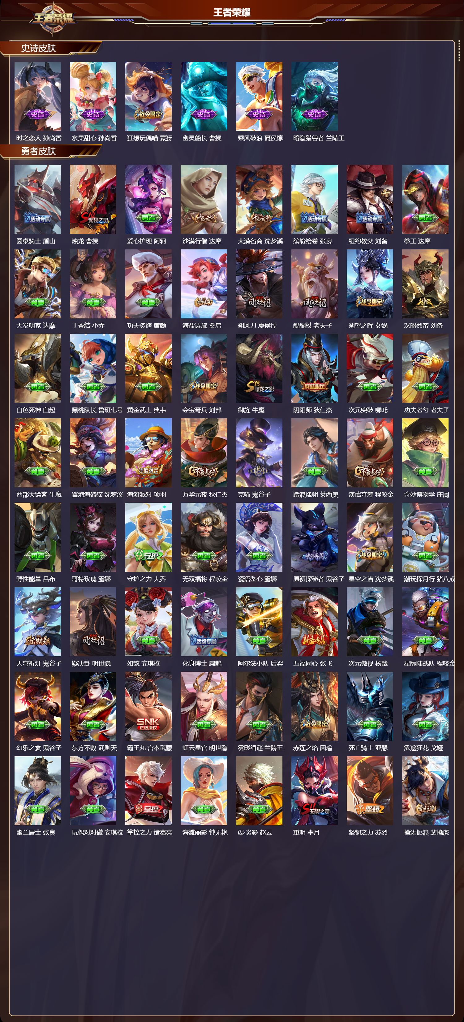 WZQM4192409王者荣耀账号详情图4