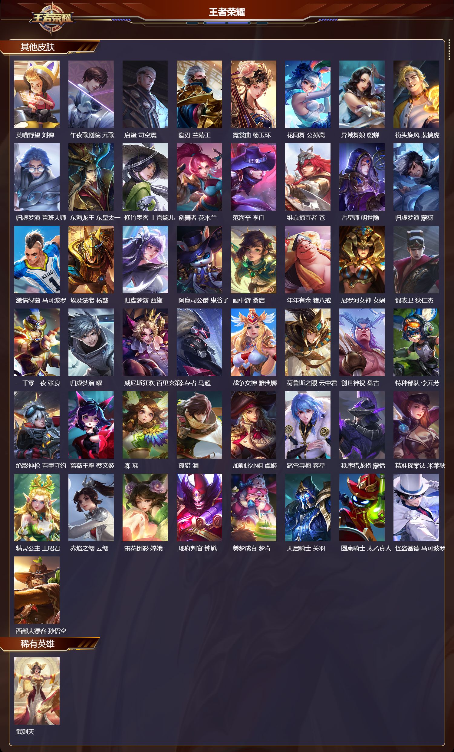 WZMK4192487王者荣耀账号详情图7 WZMK4192487王者荣耀账号详情图7