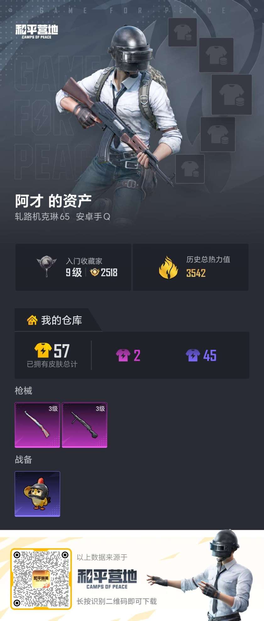 HPSJ4104347和平精英账号详情图2 HPSJ4104347和平精英账号详情图2