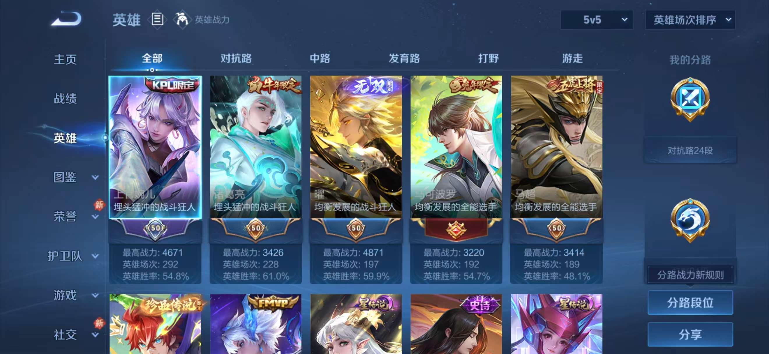 WZCMW4195071王者荣耀账号详情图4