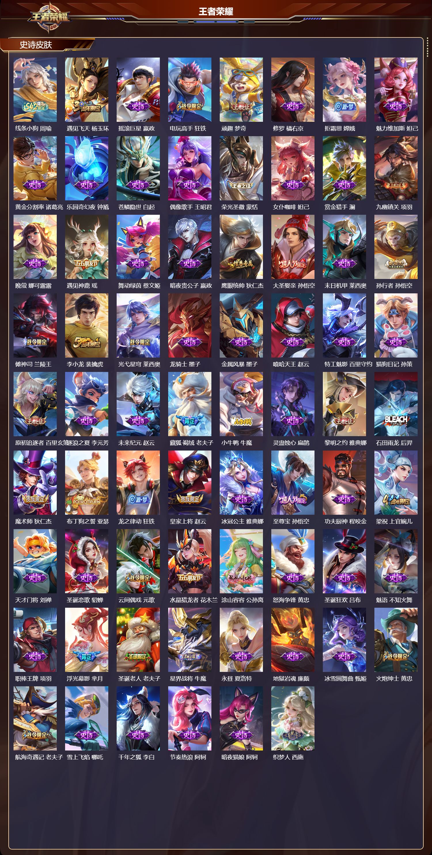 WZMK4192487王者荣耀账号详情图3 WZMK4192487王者荣耀账号详情图3