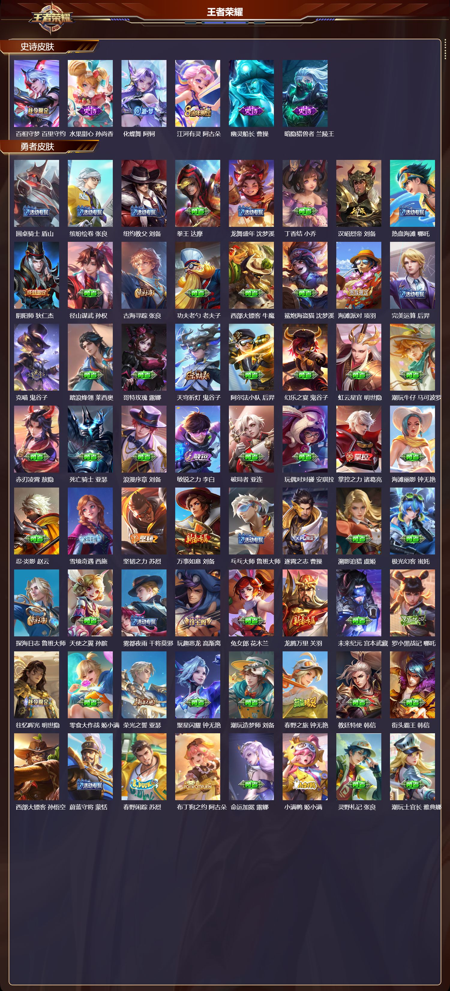 WZQM4192499王者荣耀账号详情图4