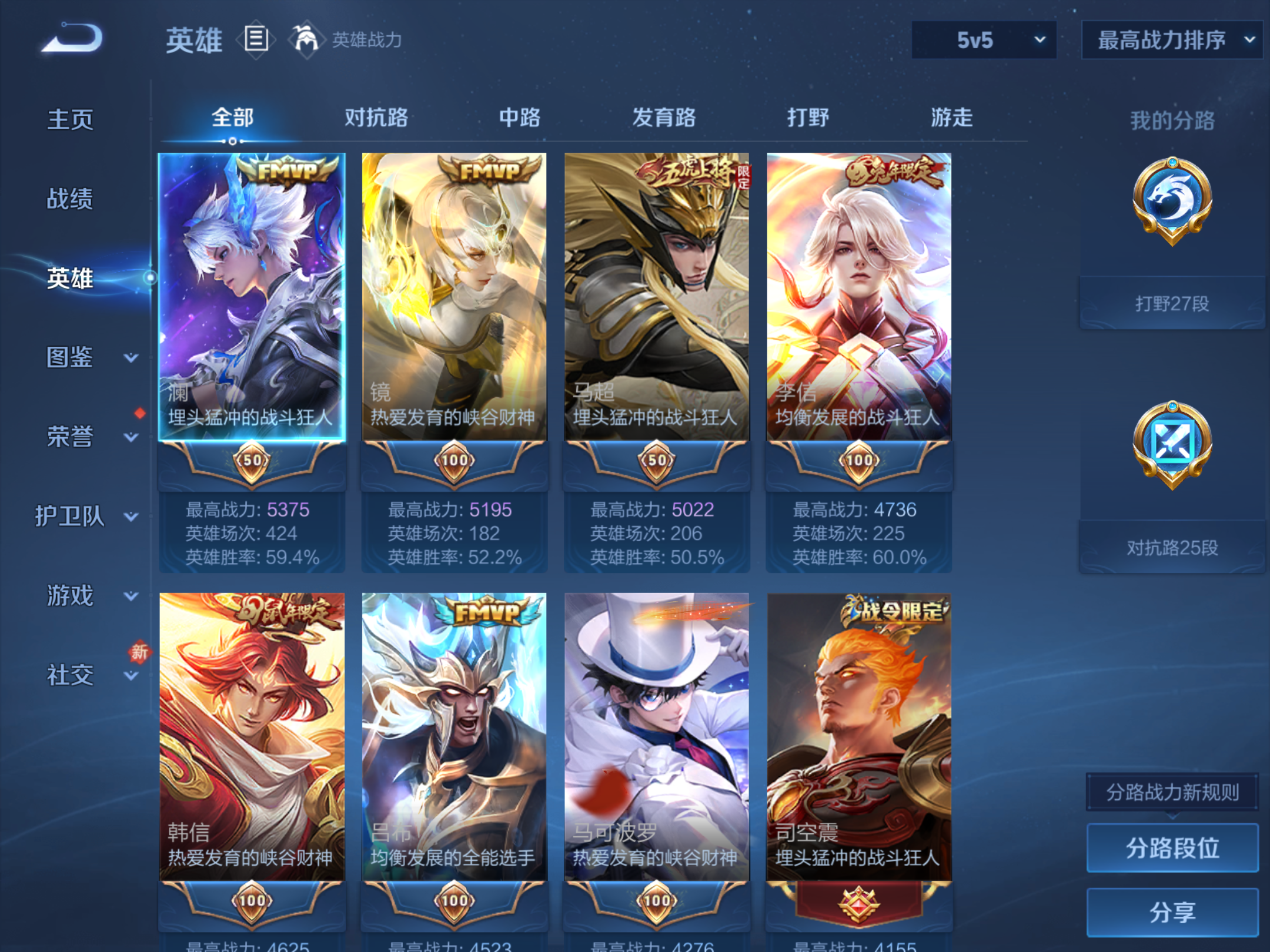 WZCMW4199309王者荣耀账号详情图6