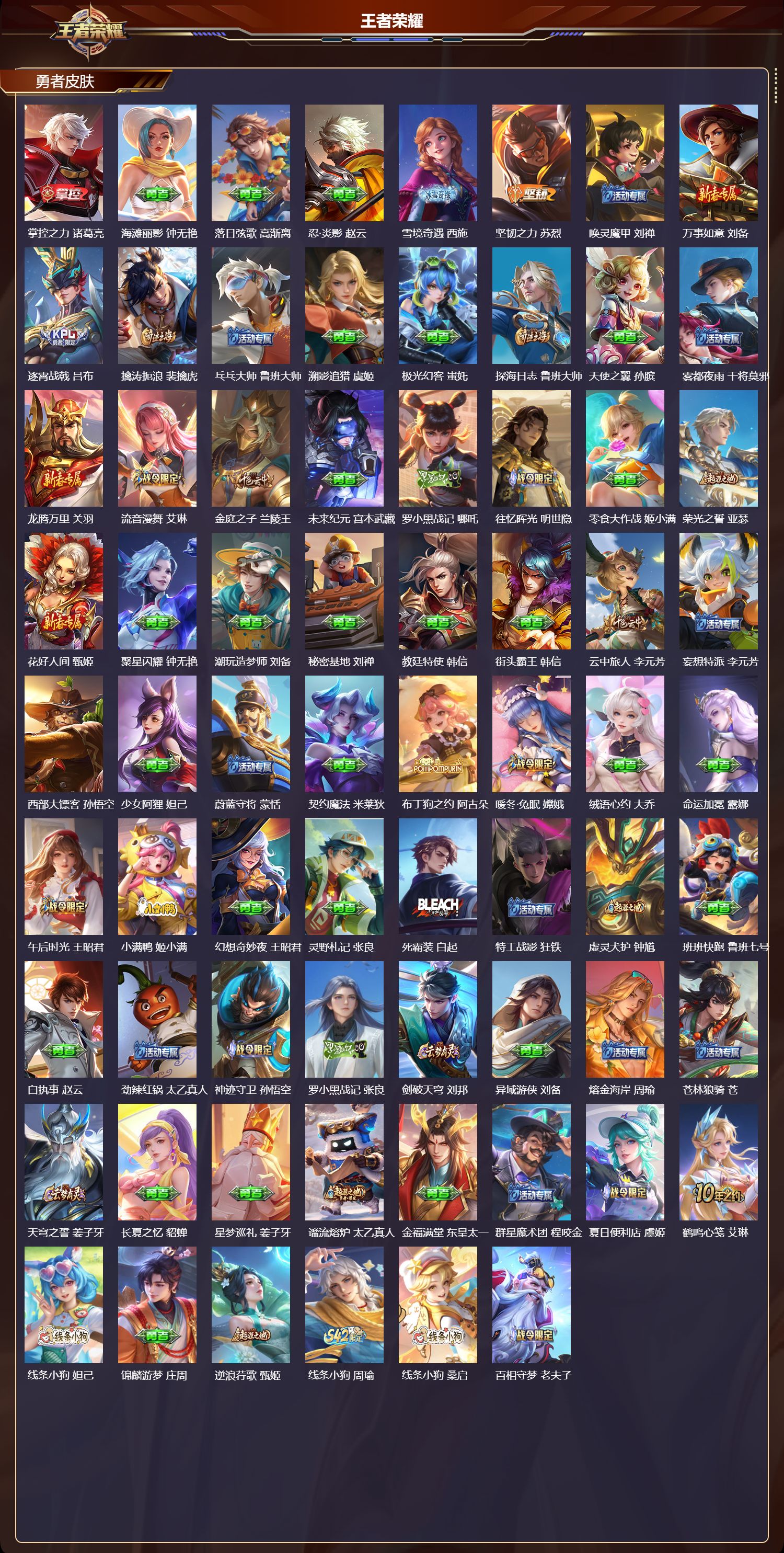 WZLX4222997王者荣耀账号详情图5 WZLX4222997王者荣耀账号详情图5