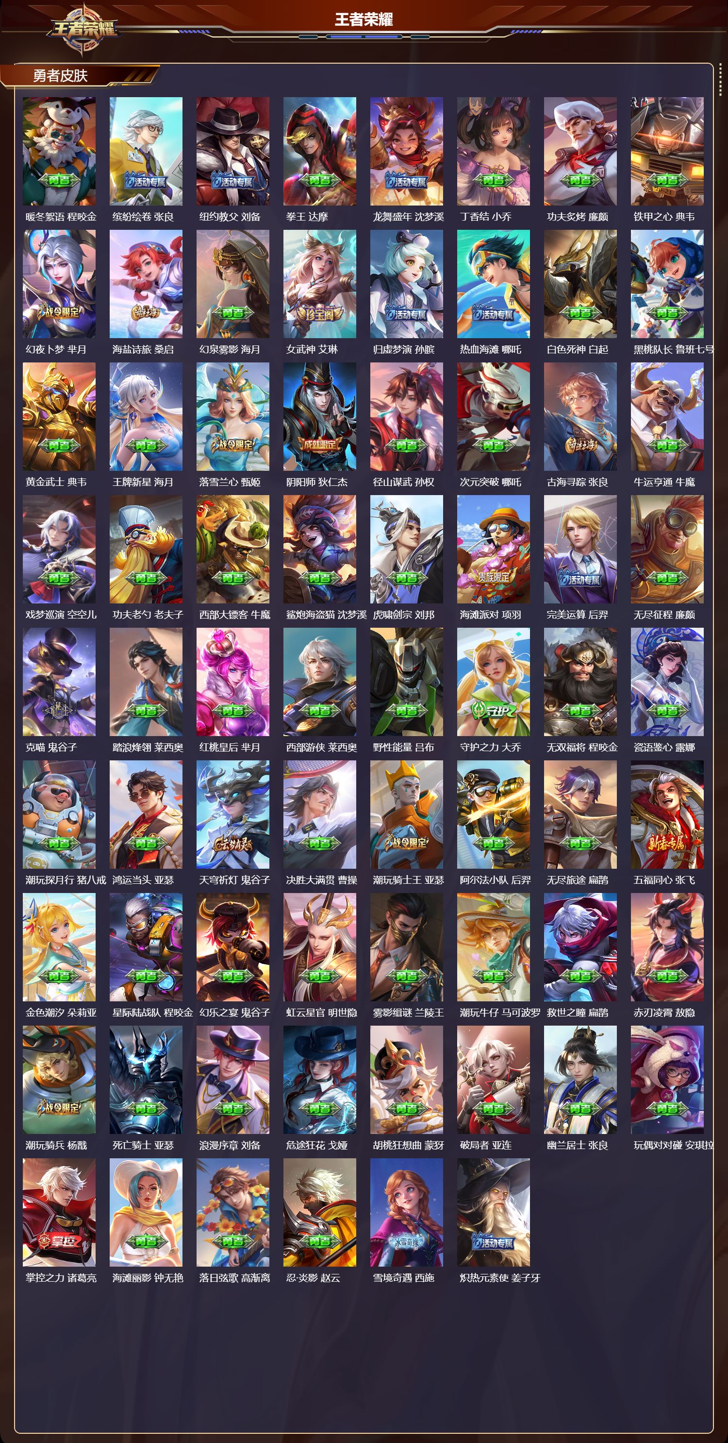 WZQM4192482王者荣耀账号详情图5