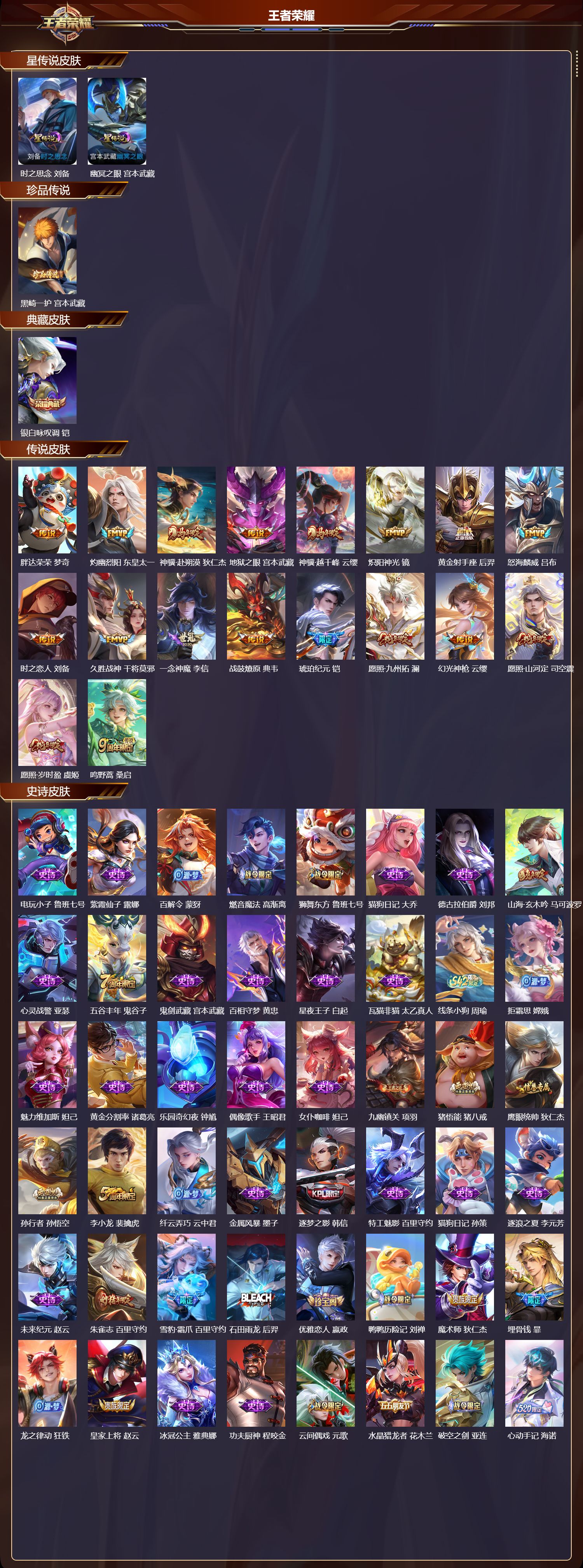 WZQM4192417王者荣耀账号详情图3