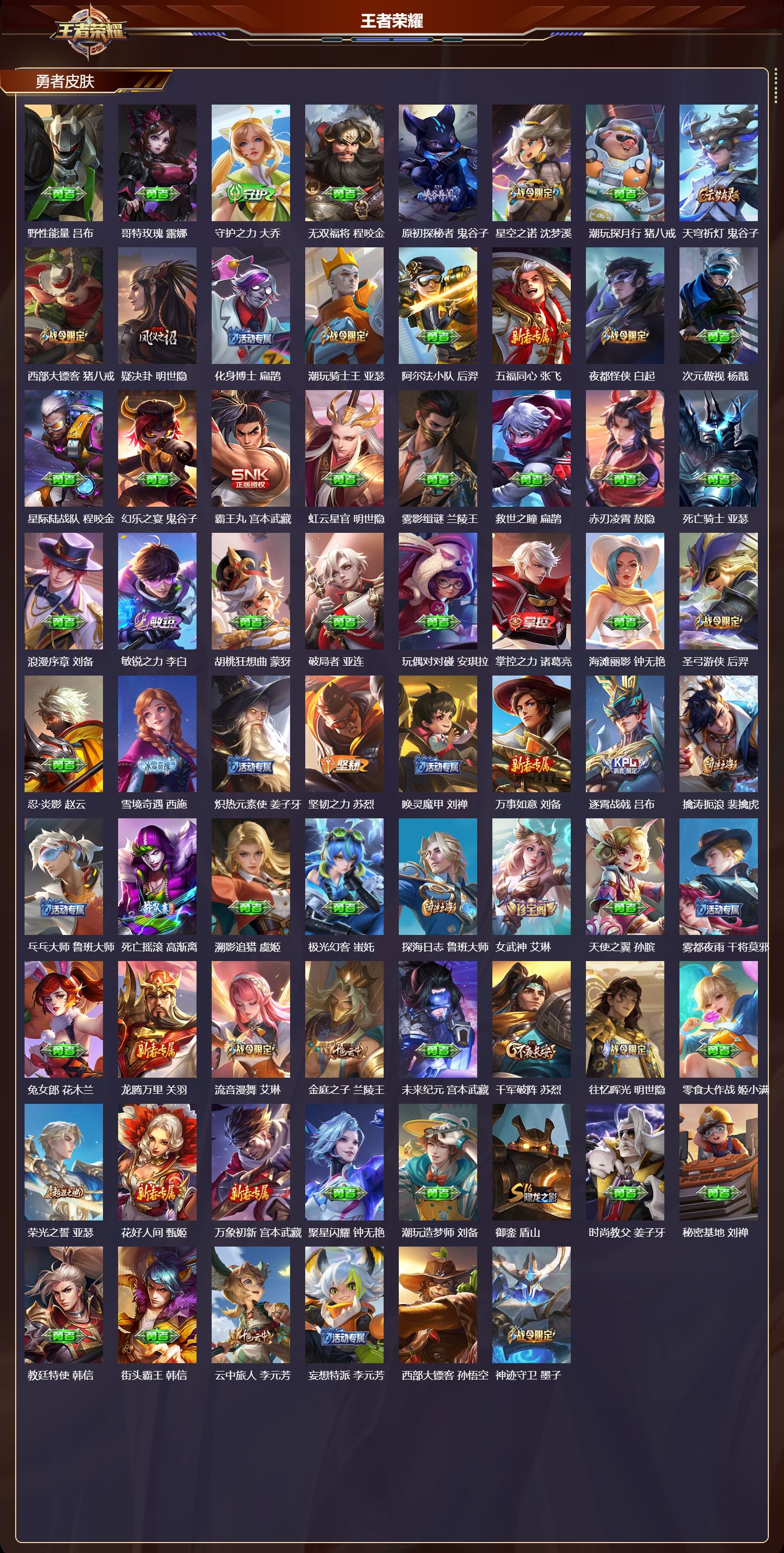 WZMK4192401王者荣耀账号详情图5