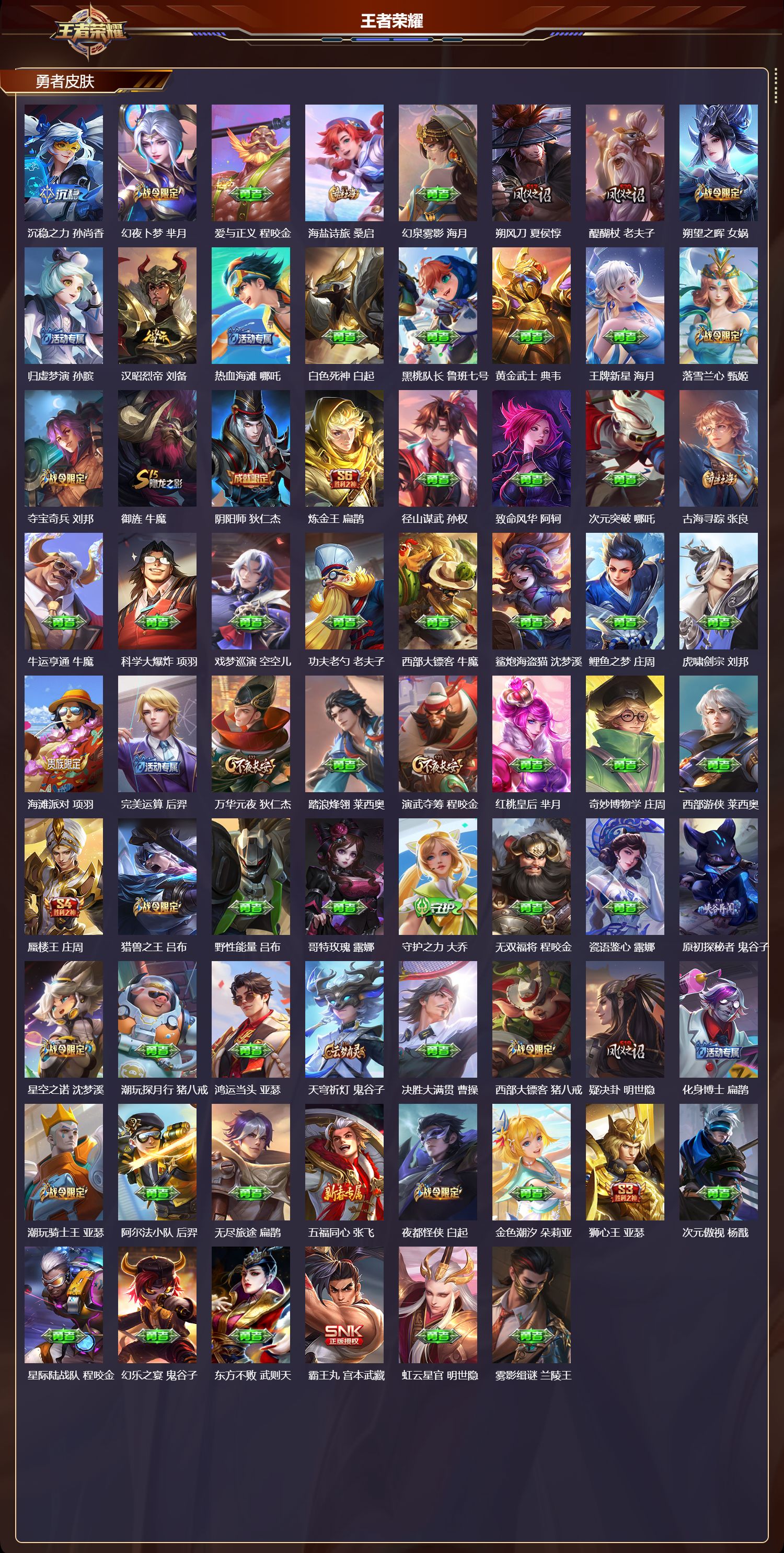 WZCMW4199315王者荣耀账号详情图10