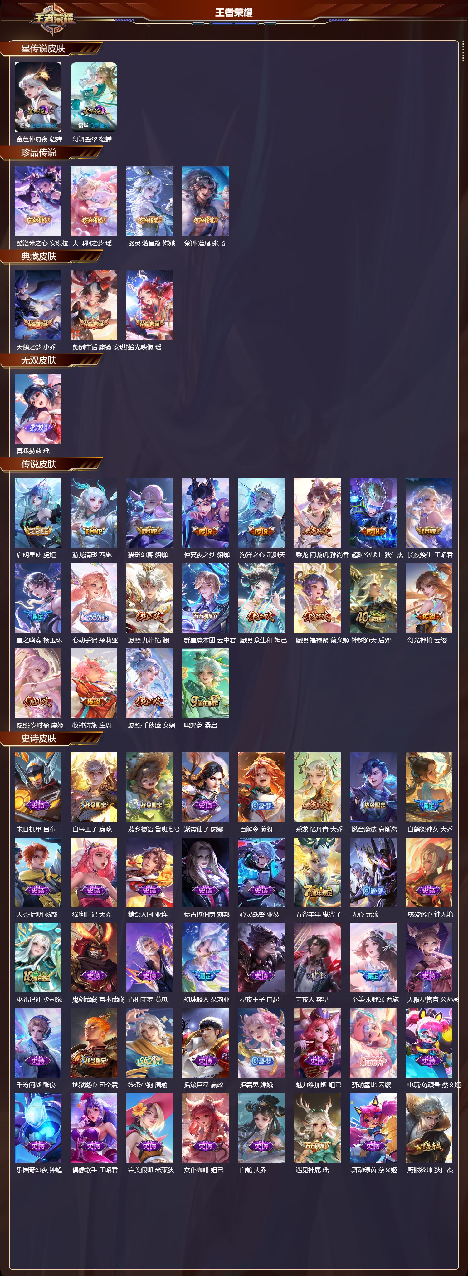 WZQM4192482王者荣耀账号详情图3