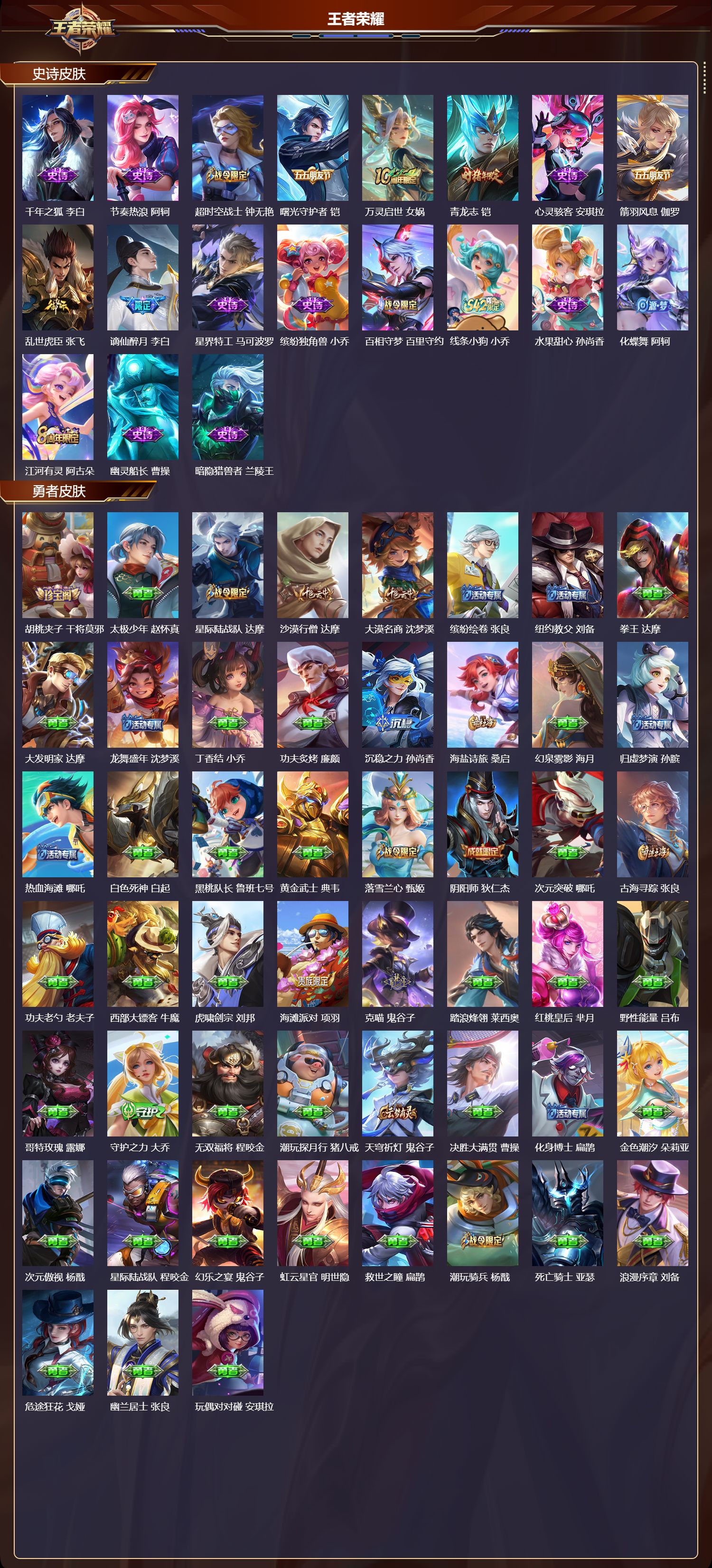 WZLX4222997王者荣耀账号详情图4 WZLX4222997王者荣耀账号详情图4