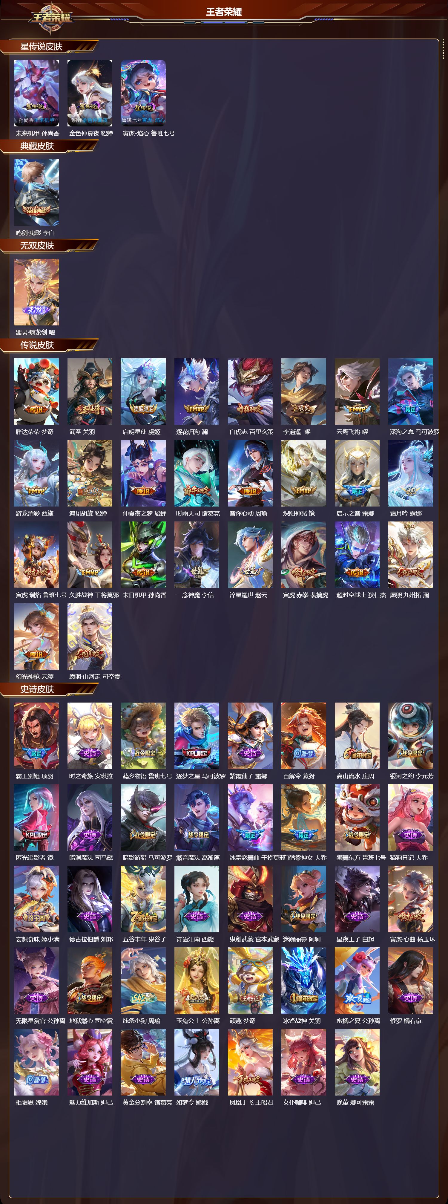 WZQM4192123王者荣耀账号详情图3