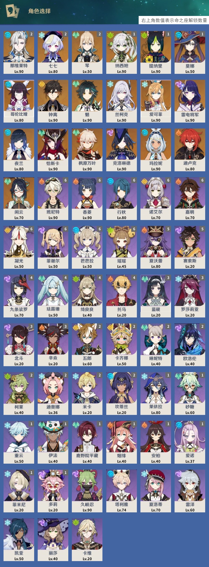 YSMK42914原神账号详情图3