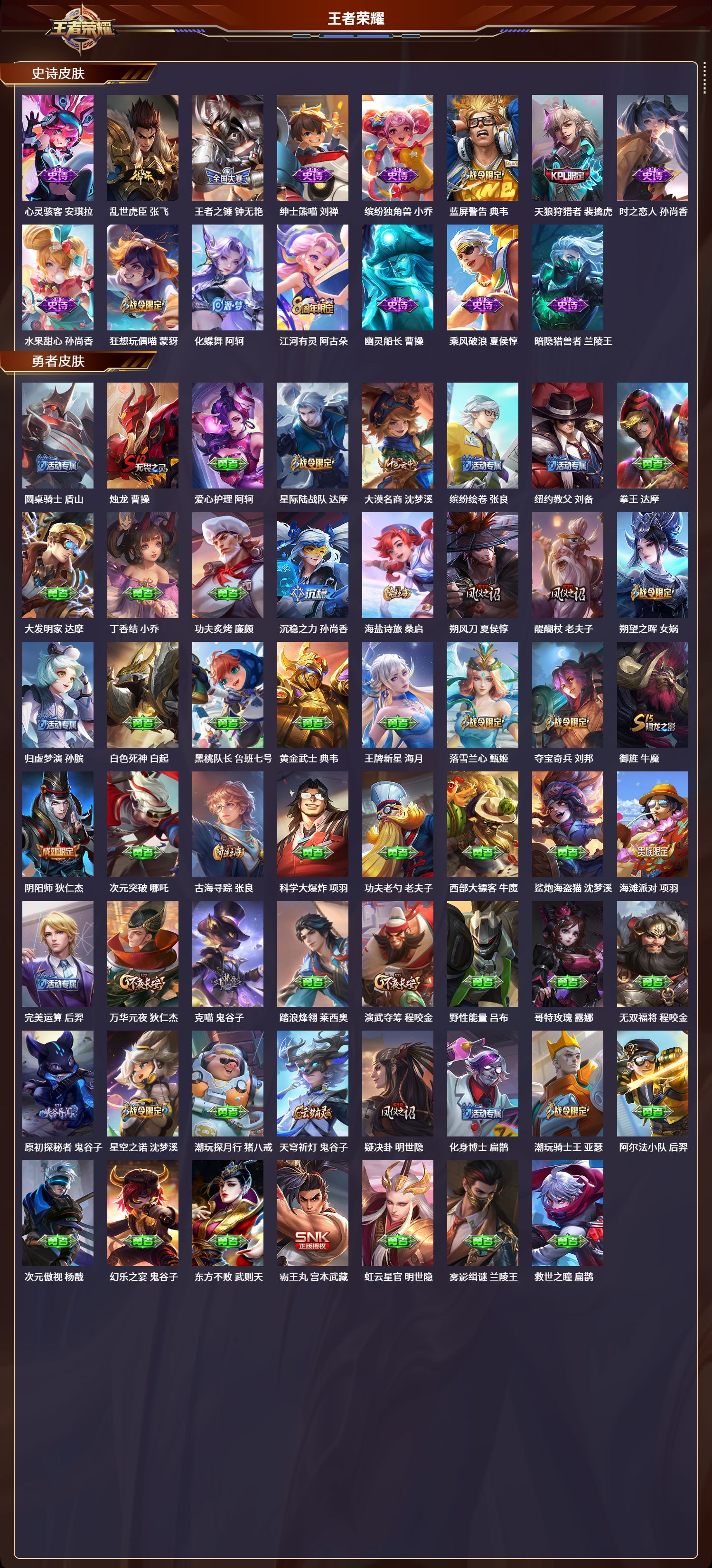 WZLX4223057王者荣耀账号详情图4 WZLX4223057王者荣耀账号详情图4