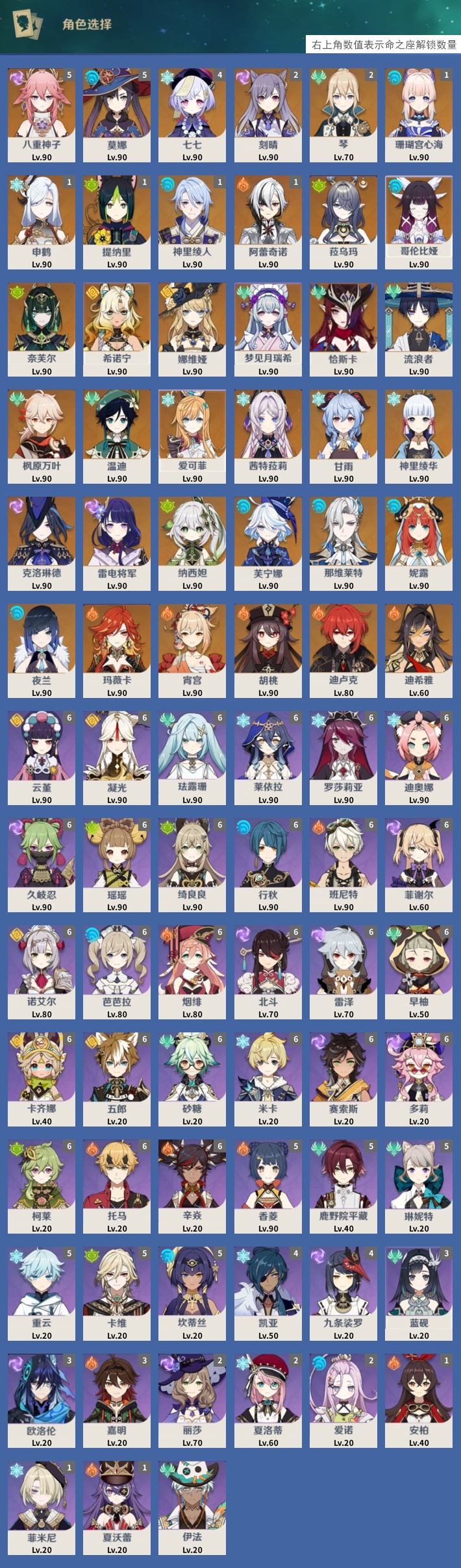 YSMK42921原神账号详情图3