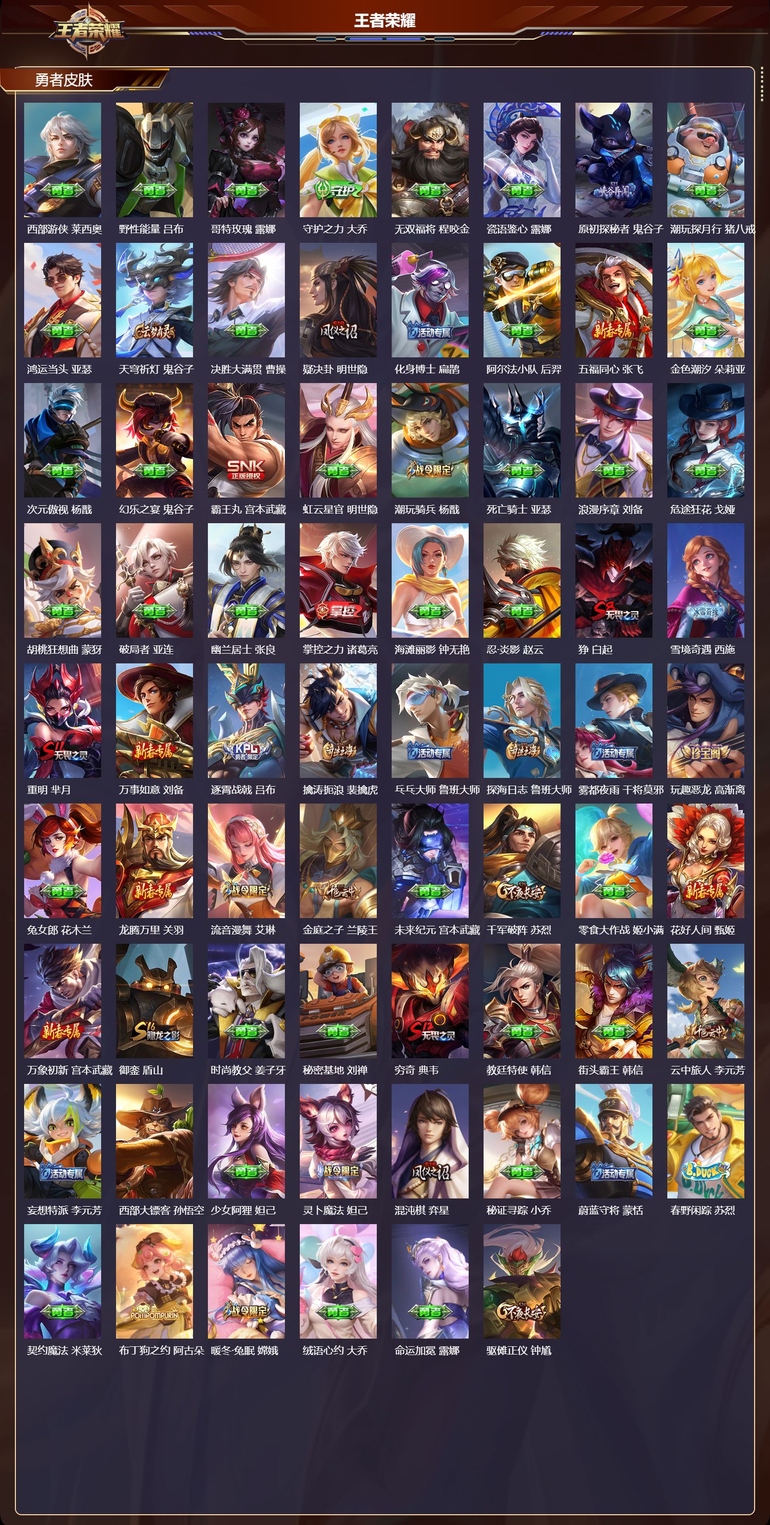 WZCMW4200259王者荣耀账号详情图10