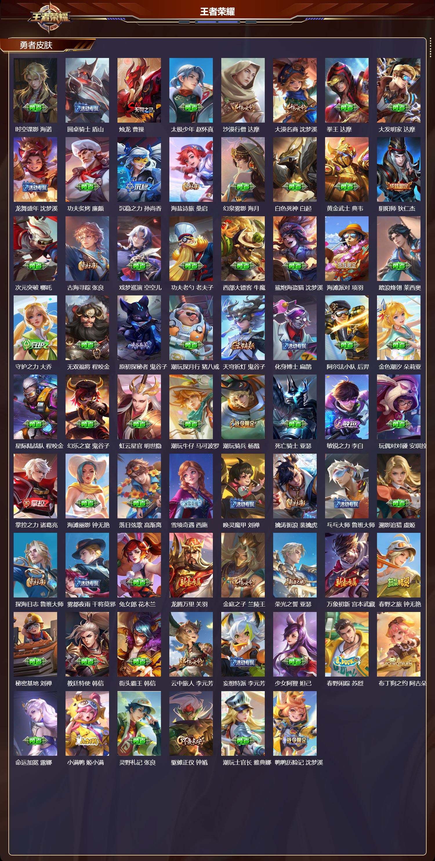 WZQM4194483王者荣耀账号详情图4