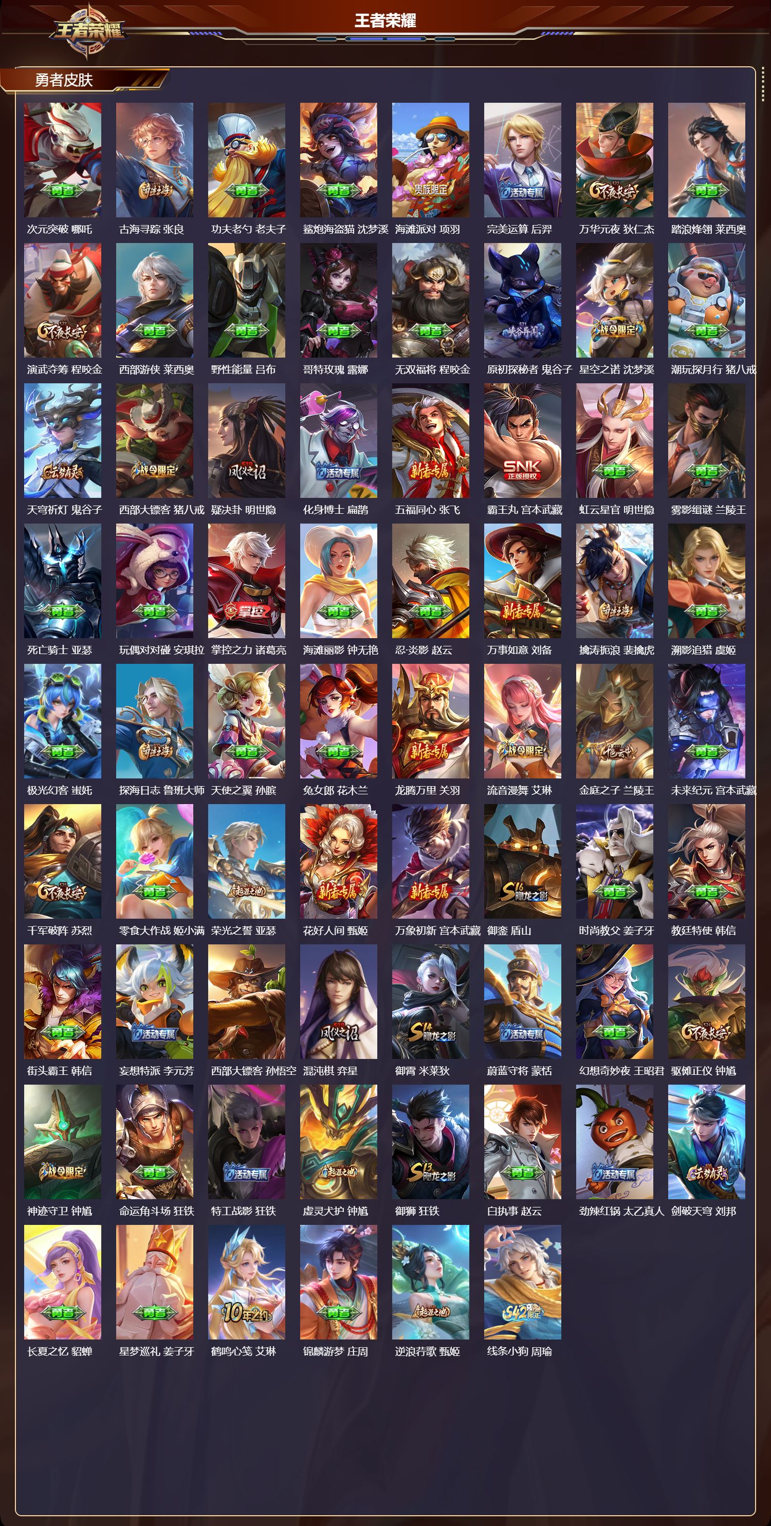 WZMK4194715王者荣耀账号详情图3 WZMK4194715王者荣耀账号详情图3