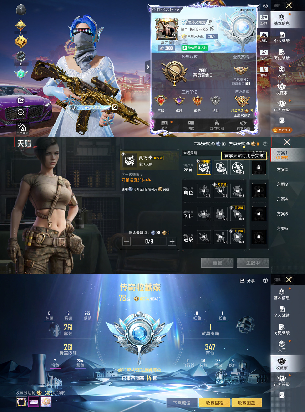 HPLX4123358和平精英账号详情图2