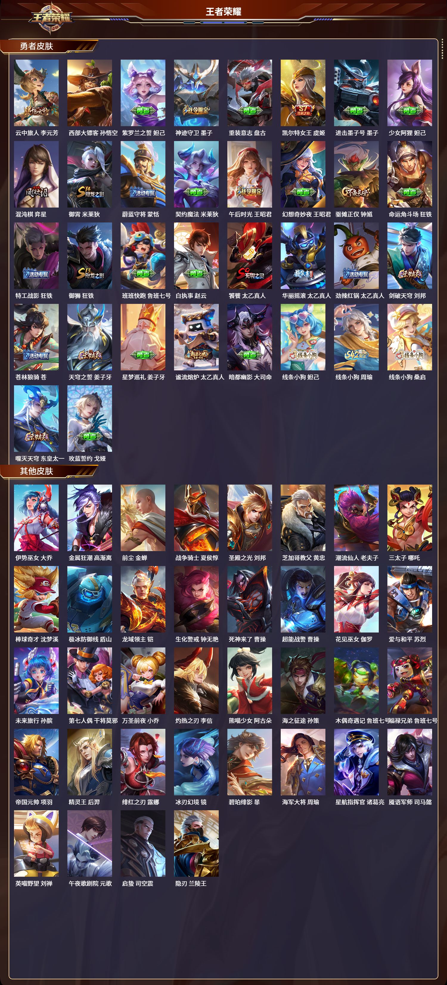 WZLX4223052王者荣耀账号详情图7 WZLX4223052王者荣耀账号详情图7