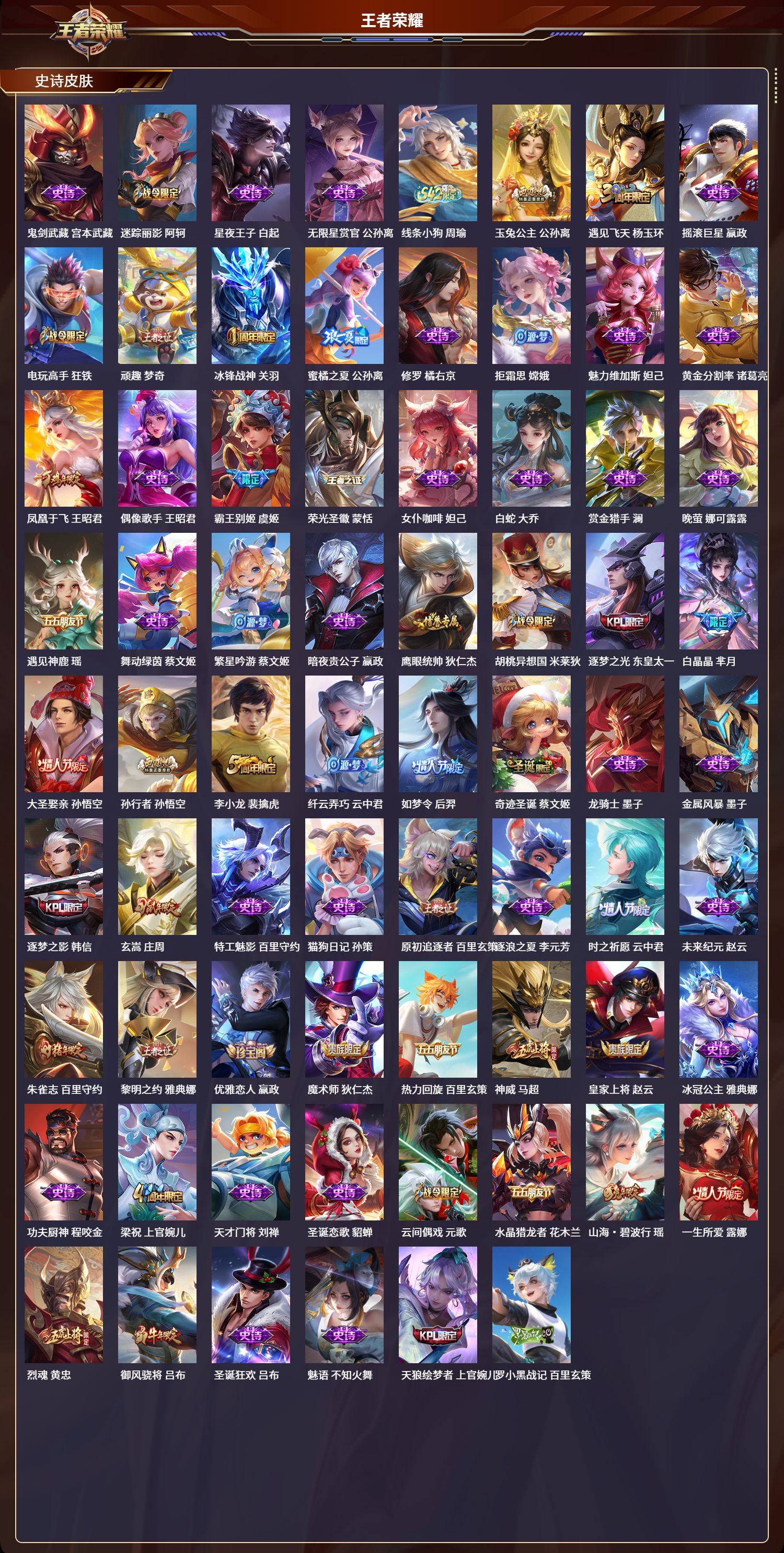 WZLX4223052王者荣耀账号详情图4 WZLX4223052王者荣耀账号详情图4