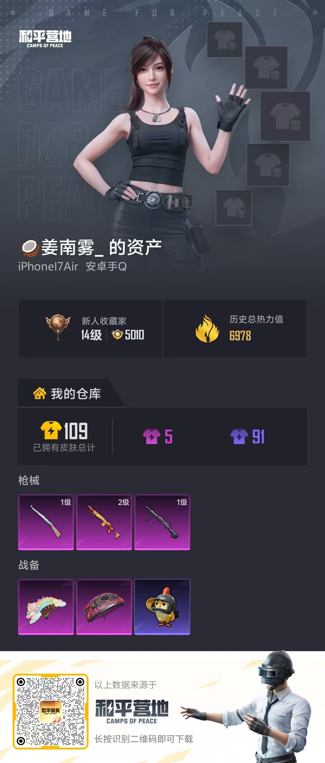 HPCMW4105434和平精英账号详情图2