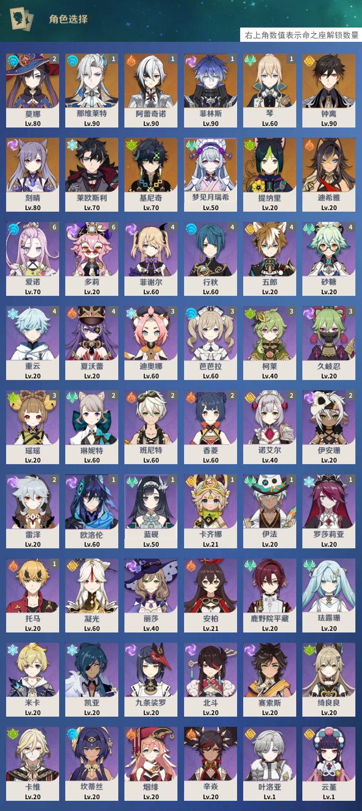 YSMK42898原神账号详情图3