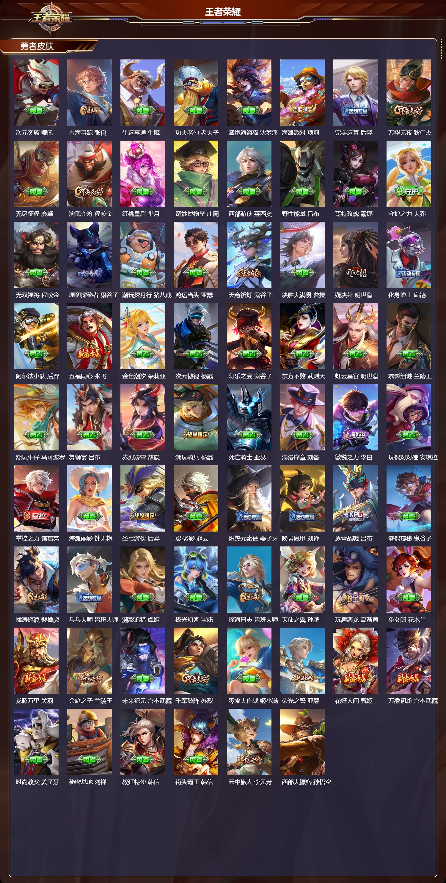 WZQM4194573王者荣耀账号详情图5