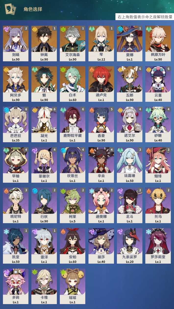 YSMK42900原神账号详情图3