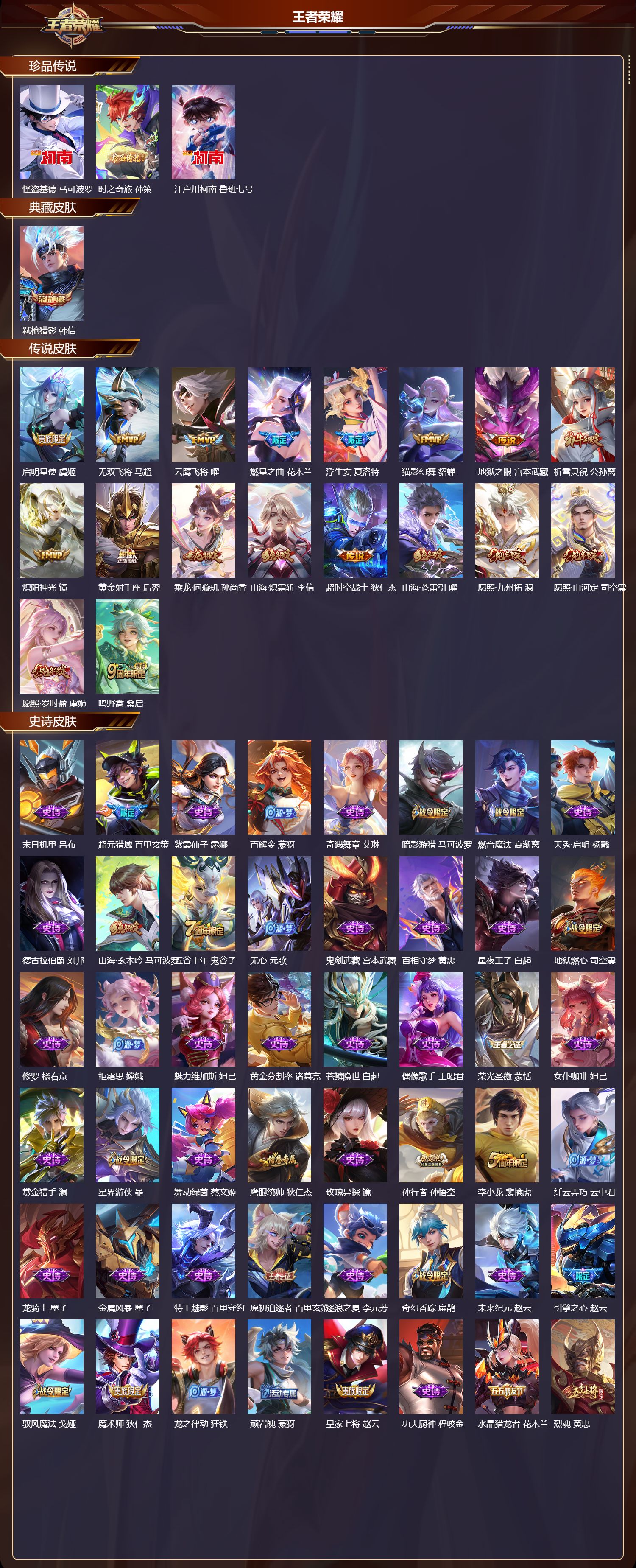 WZCMW4200259王者荣耀账号详情图8