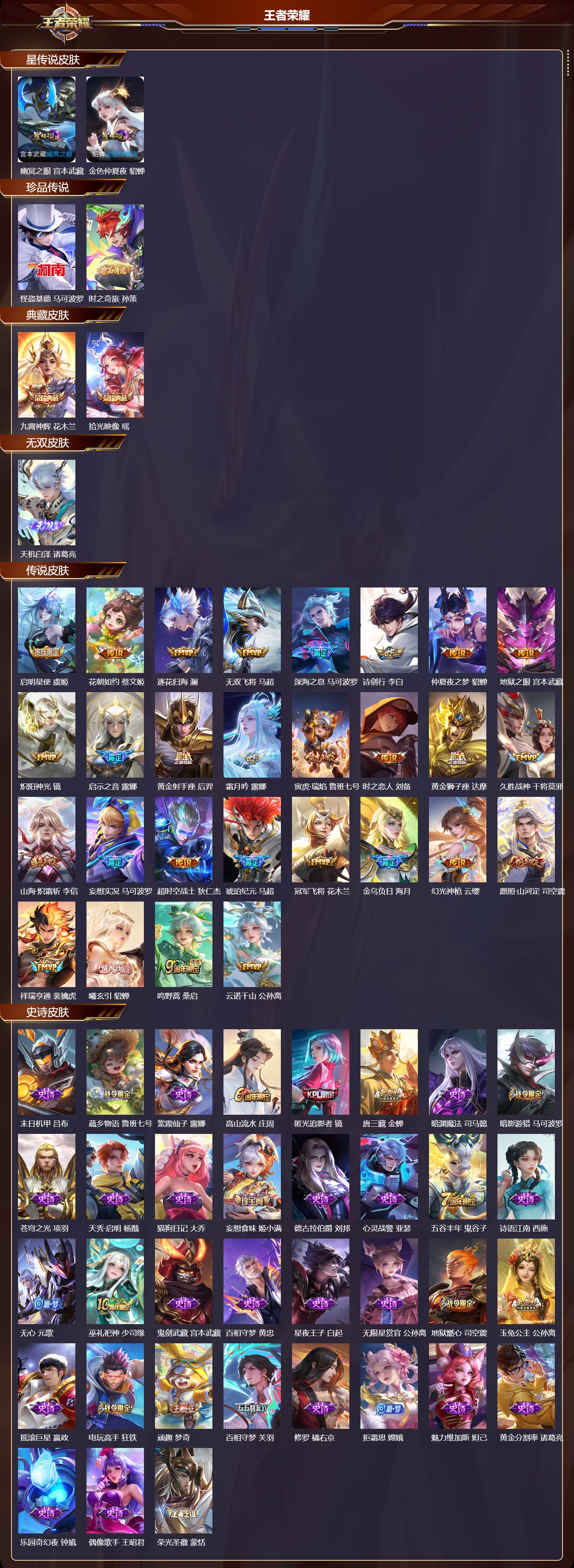 WZQM4115482王者荣耀账号详情图3