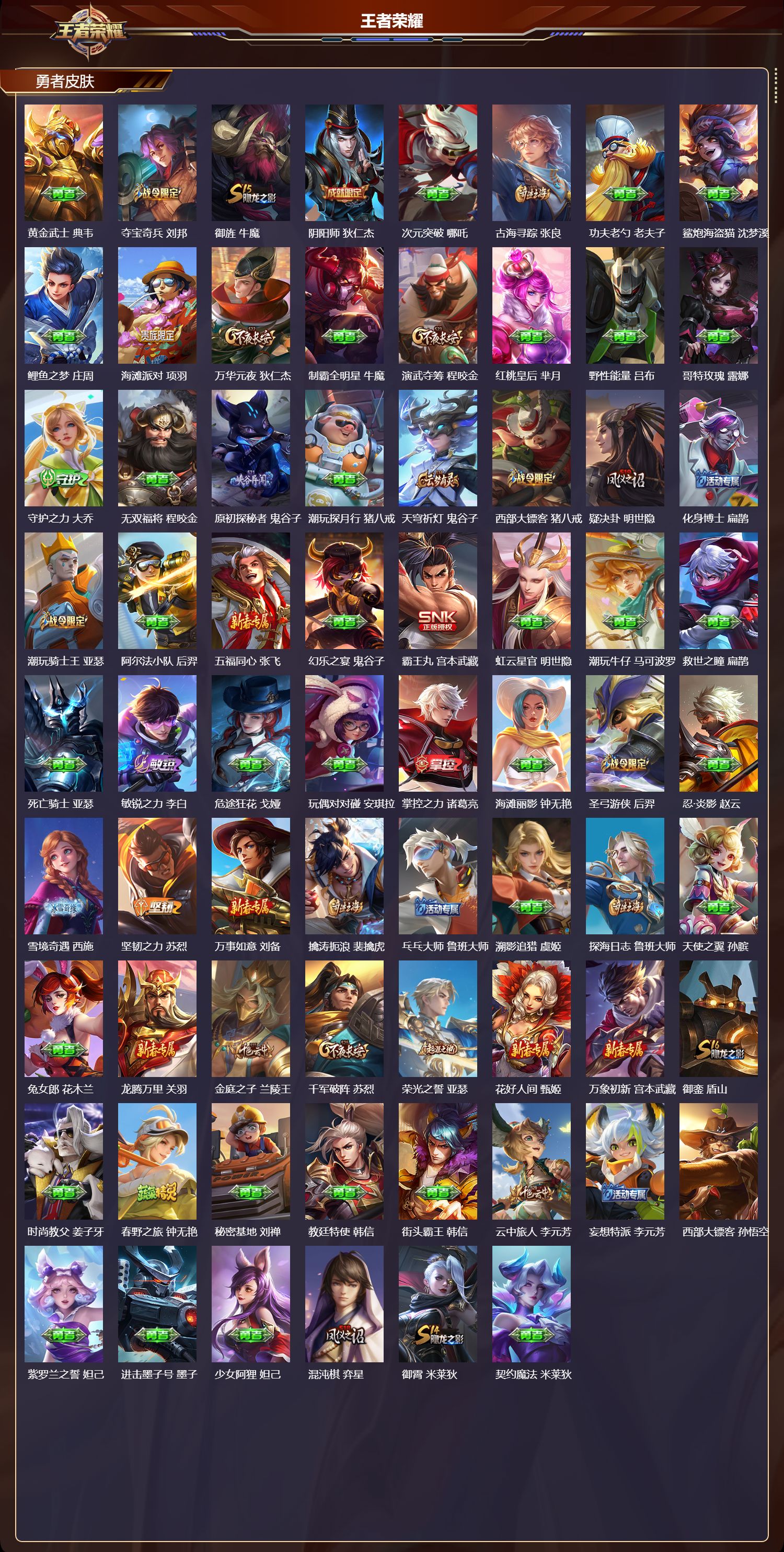 WZQM4115451王者荣耀账号详情图4